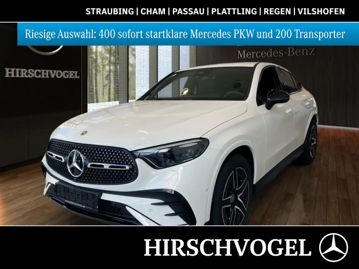 Mercedes-Benz GLC 200 4M EDITION AMG-Line+Night+AHK+DISTR+Memo Weiß - 1