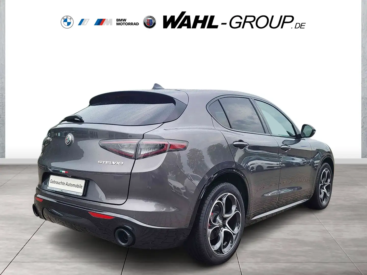 Alfa Romeo Stelvio Sportpaket AHK LED RFK Padach AssPaket Zilver - 2