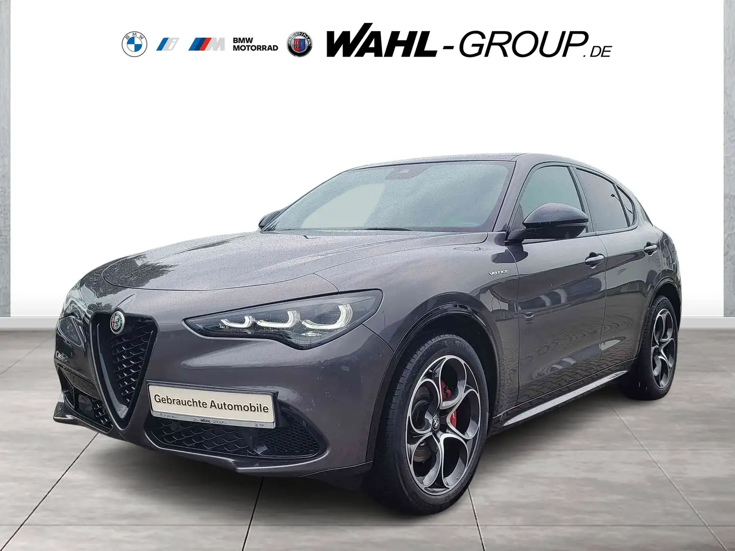 Alfa Romeo Stelvio Sportpaket AHK LED RFK Padach AssPaket Zilver - 1