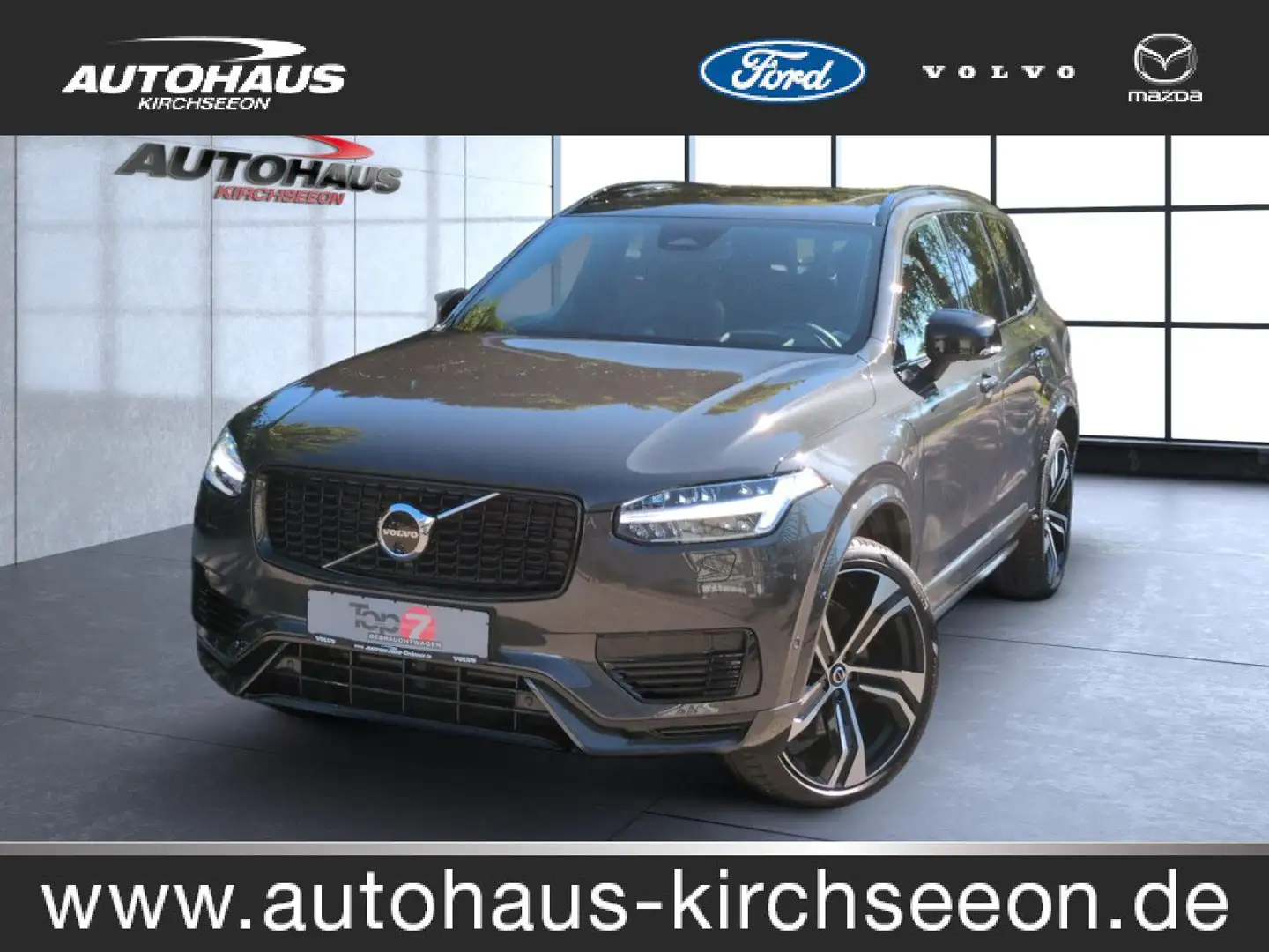 Volvo XC90 T8 Recharge Ultra Dark Plug-In Hybrid AWD LED Grau - 1