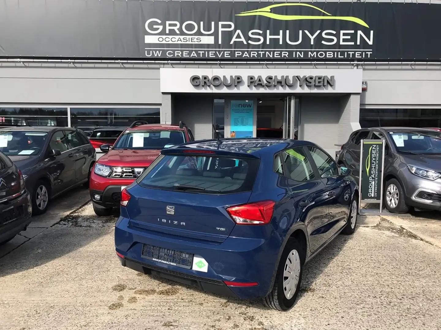 SEAT Ibiza 1.0TGI 90PK CNG + BENZINE Bleu - 2