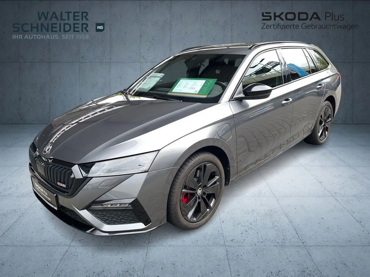 Skoda Octavia Combi 1.4 TSI DSG iV RS Navi AHK Matrix Gris - 2