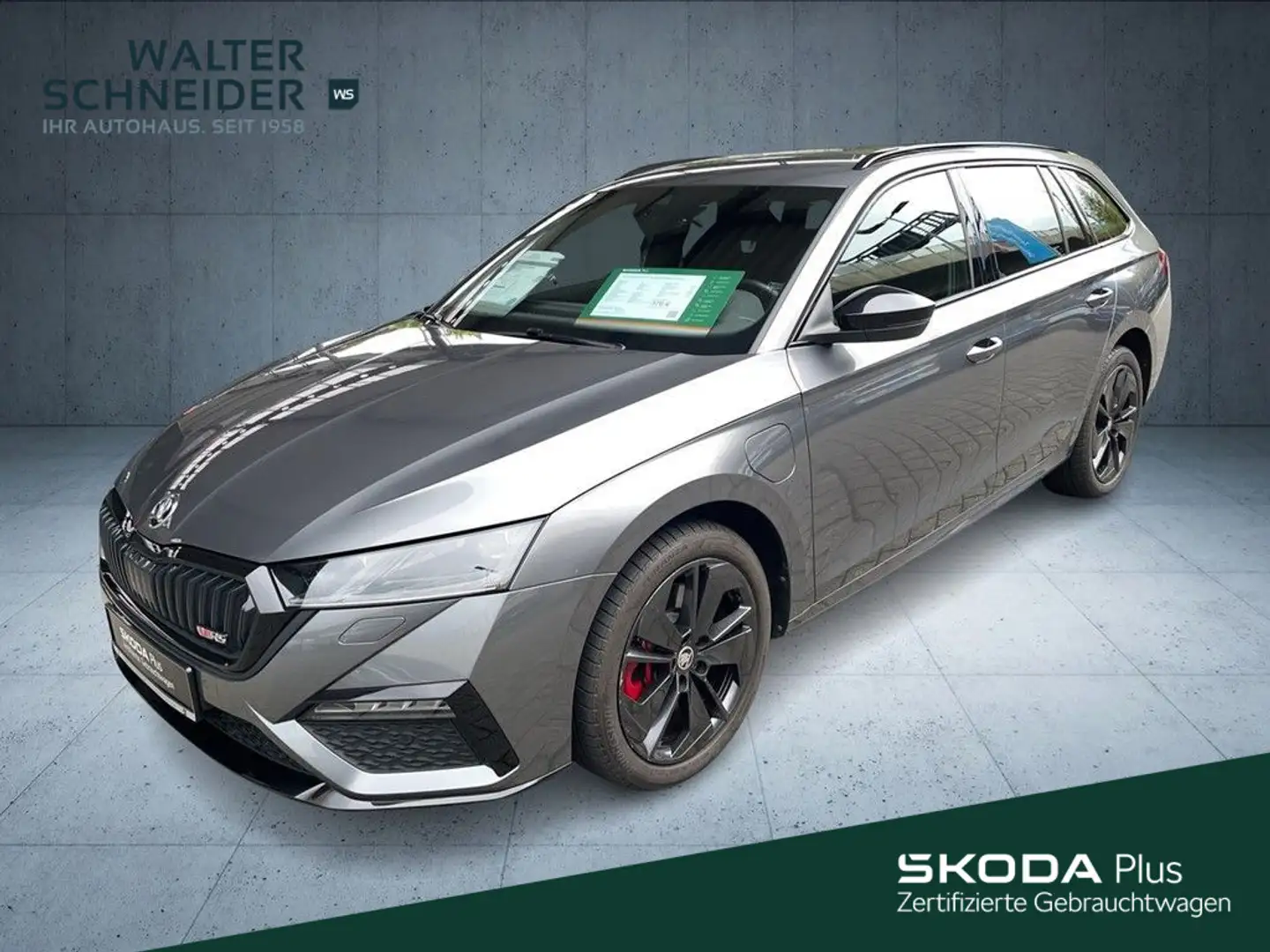 Skoda Octavia Combi 1.4 TSI DSG iV RS Navi AHK Matrix Gris - 1