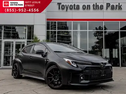 Black 2023 Toyota GR Corolla Hatchback All-Wheel Drive 6-Speed Manual