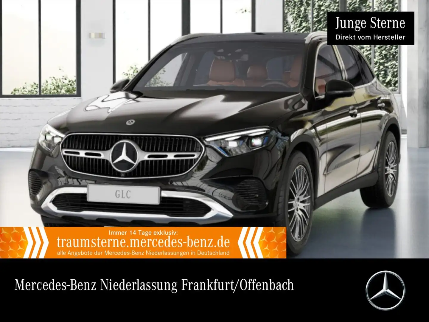 Mercedes-Benz GLC 200 4M AVANTG+PANO+360+AHK+BURMESTER+SITZKLIMA Zwart - 1