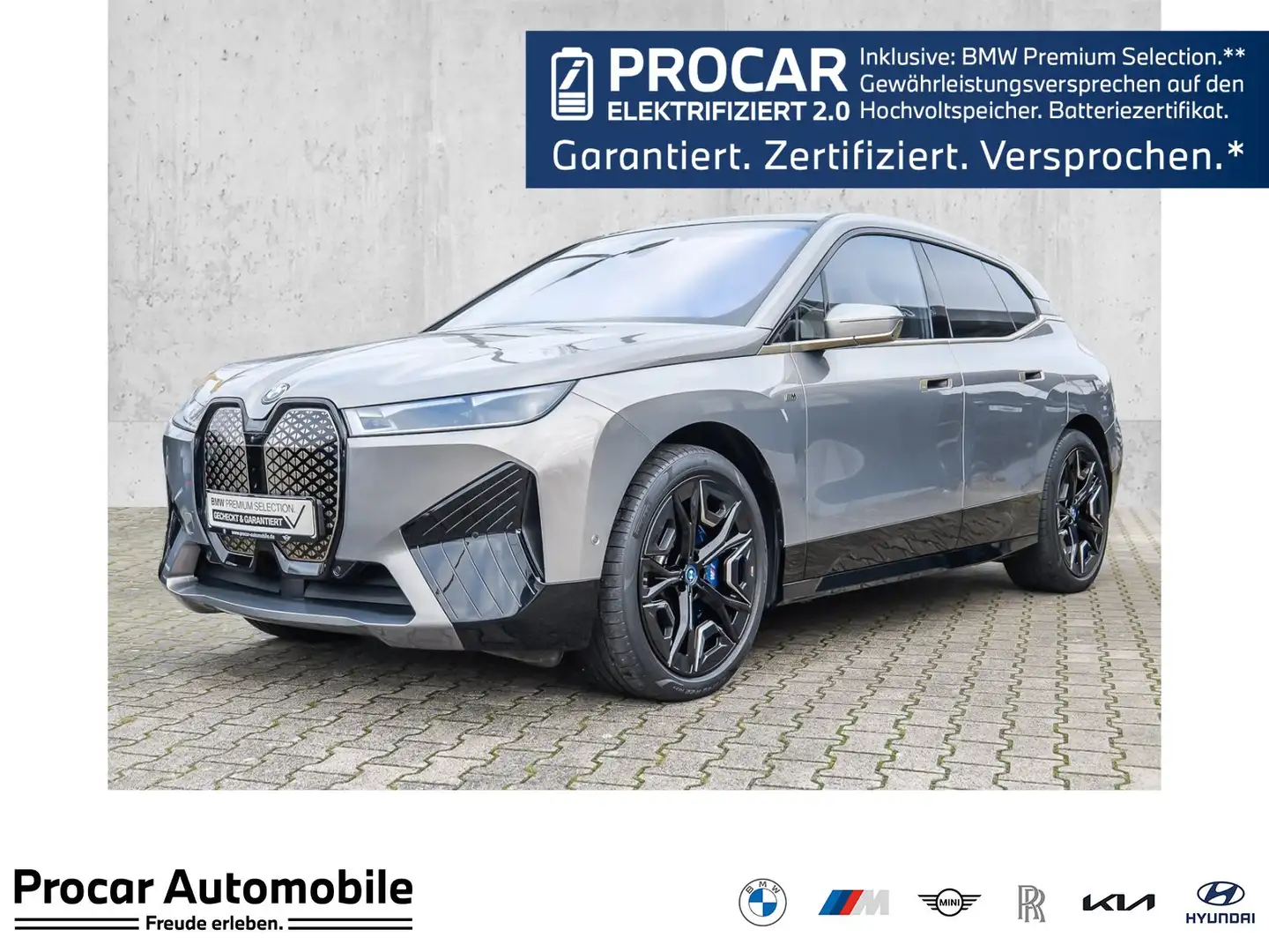 BMW iX M60 2-Achs Luftfed. Pano Sky Lounge DA Prof. B&W L Grau - 1