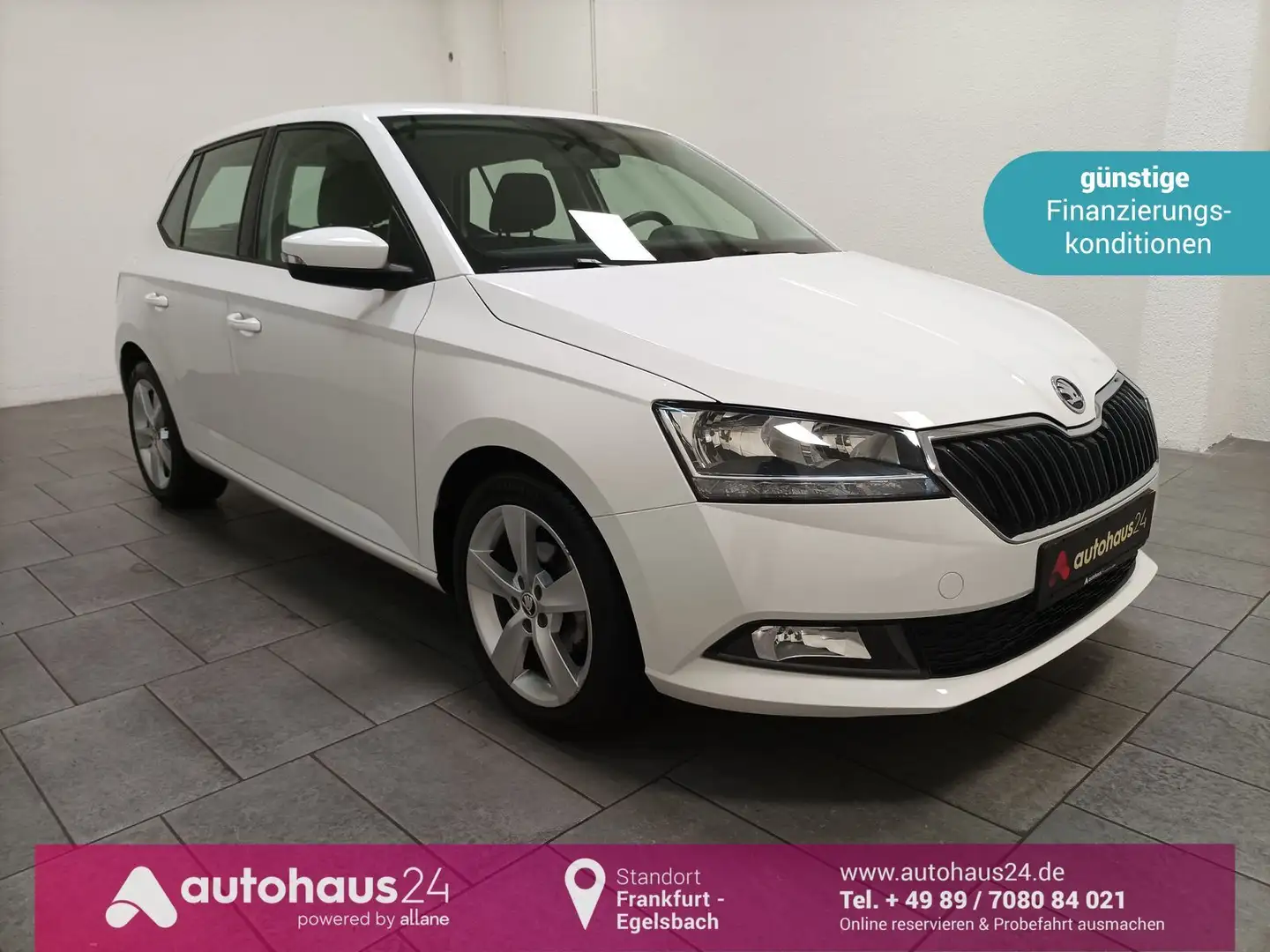 Skoda Fabia 1.0 MPI Cool Plus Sitzhzg.|Klima|Isofix| Weiß - 1