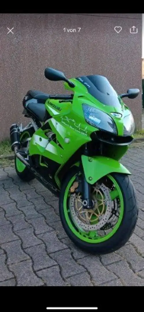 Kawasaki Ninja ZX-9R Зелений - 1