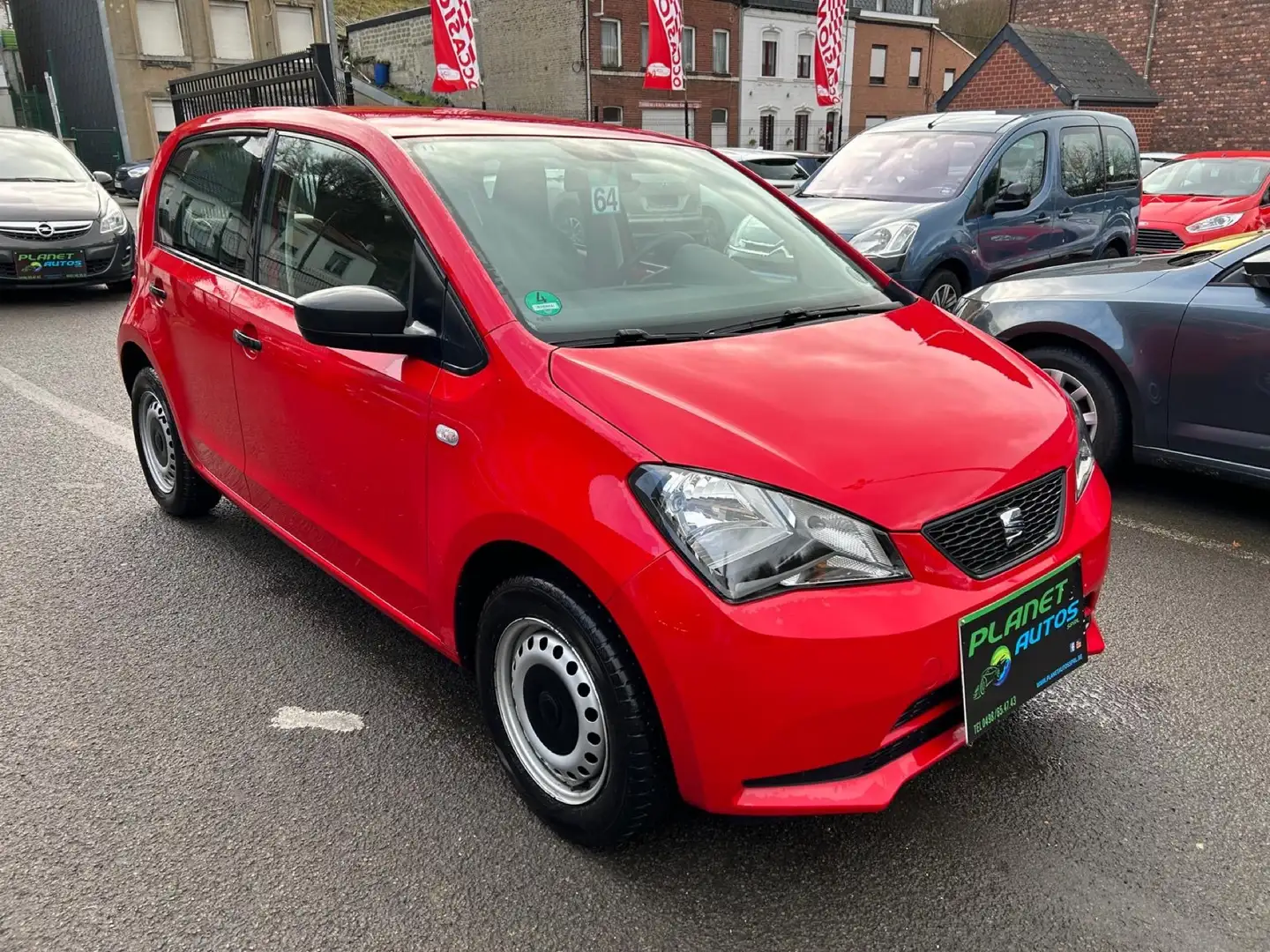 SEAT Mii 1.0i Reference 5 PORTES AIRCO GARANTIE 12 MOIS Rouge - 1