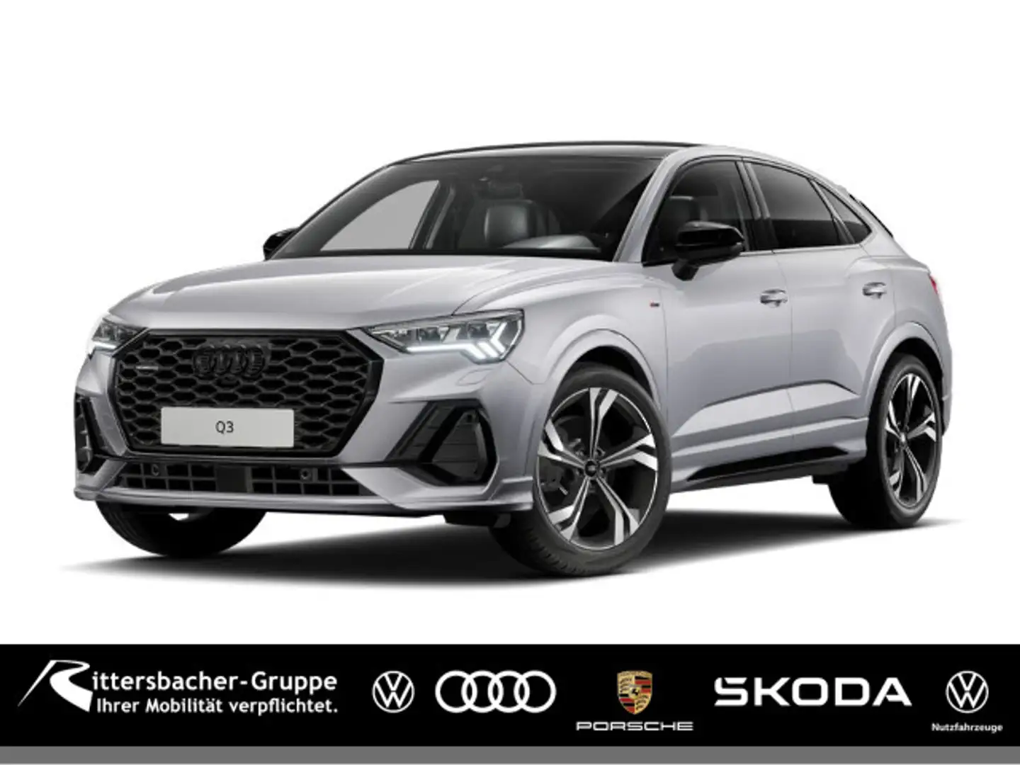 Audi Q3 S line 40 TFSI quattro 140(190) kW( Silber - 1