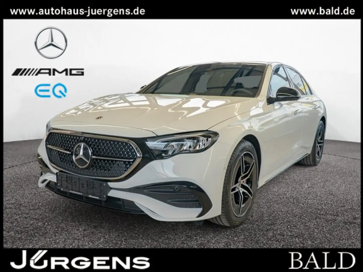 Mercedes-Benz E 220 d AMG-Sport/LED/360/Pano/Night/Distr/Totw Weiß - 1