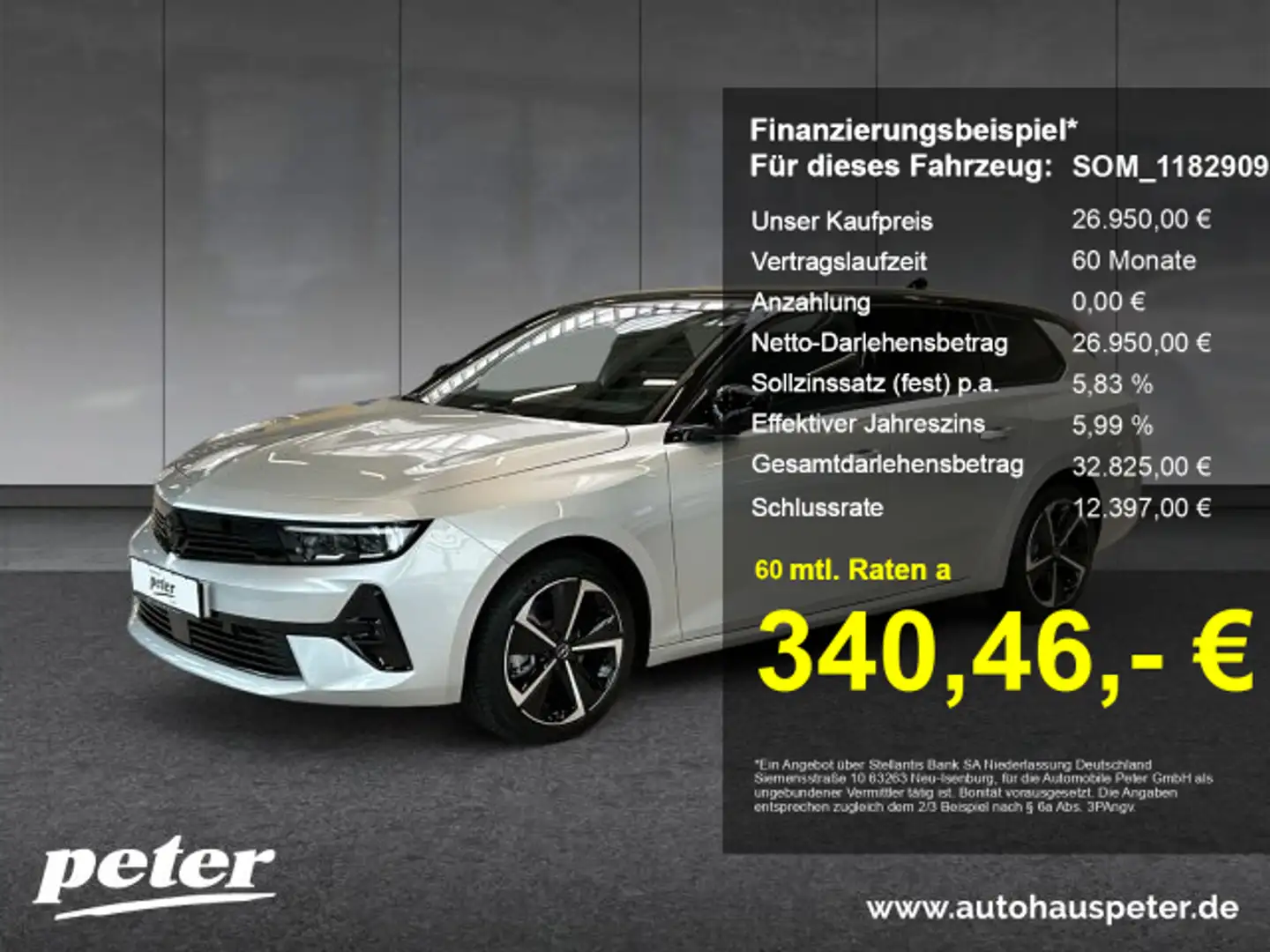 Opel Astra Astra L 1.2 GS IntelliLux LED Navi Sitzheizung Ver Grijs - 1