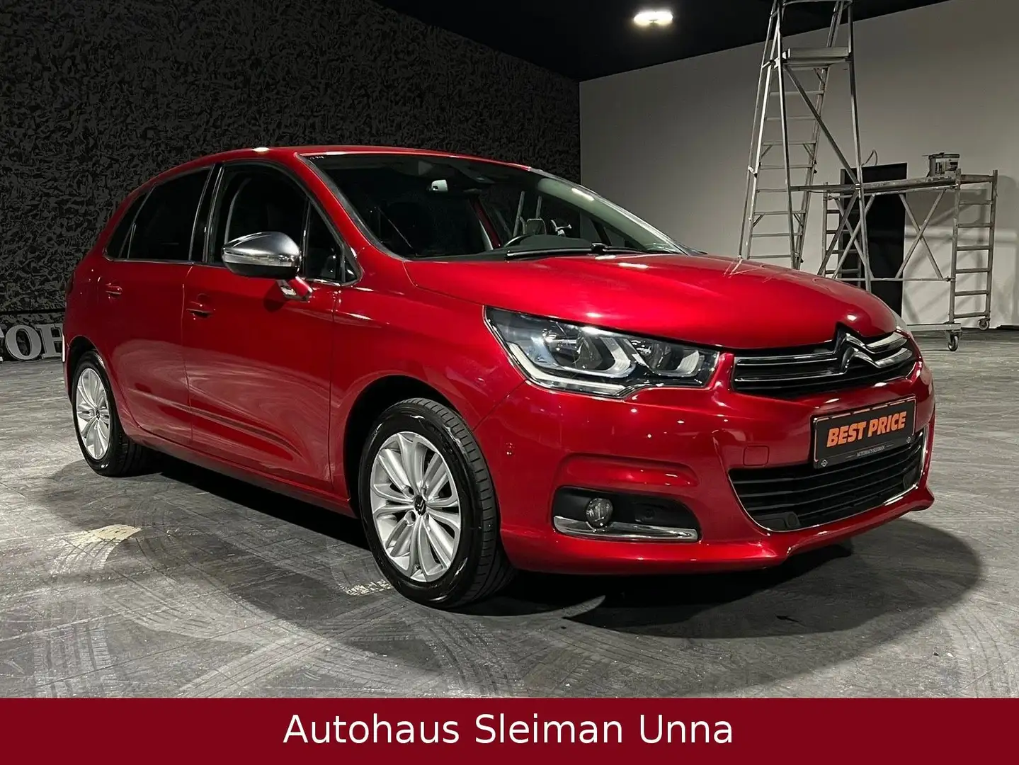 Citroen C4 Lim. Selection 1,6 HDI/Automatik/Klima Rot - 1