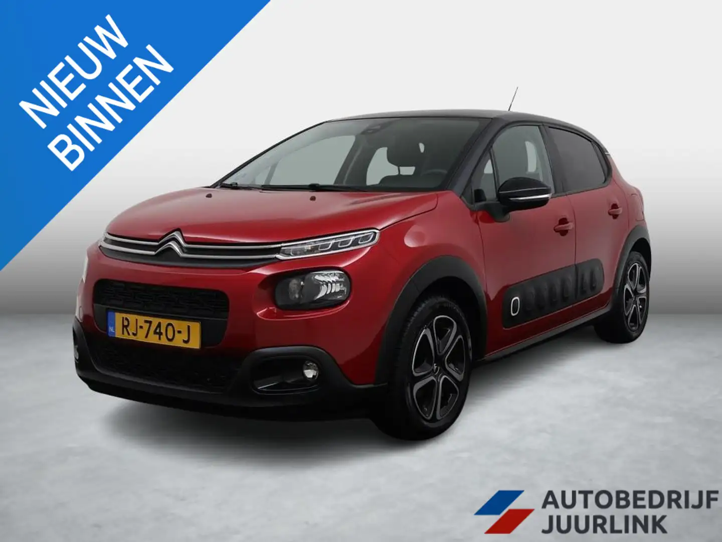 Citroen C3 1.2 Feel Edition Trekhaak/Ecc/Nav/Pdc/Carplay Rouge - 1