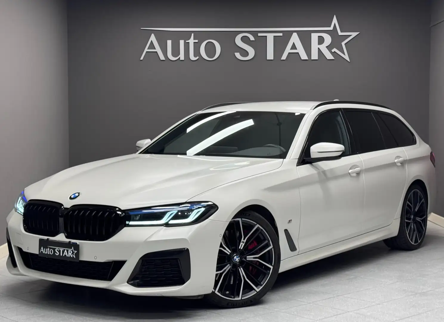 BMW 530 mhev 48V Msport "Frozen Brilliant White" Blanc - 1