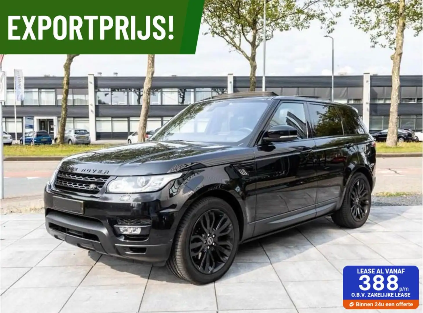 Land Rover Range Rover Sport 3.0 TDV6 HSE Dynamic 7p. Zwart - 1