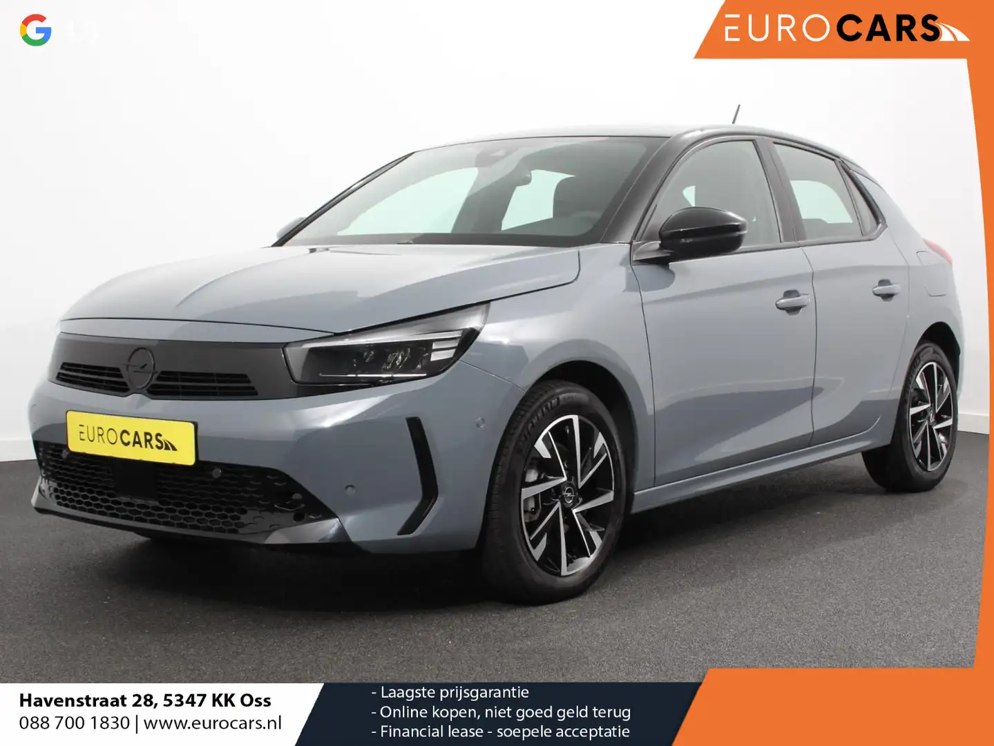 Opel Corsa 1.2 Turbo GS | Navigatie | Apple Carplay/Android A Gris - 1