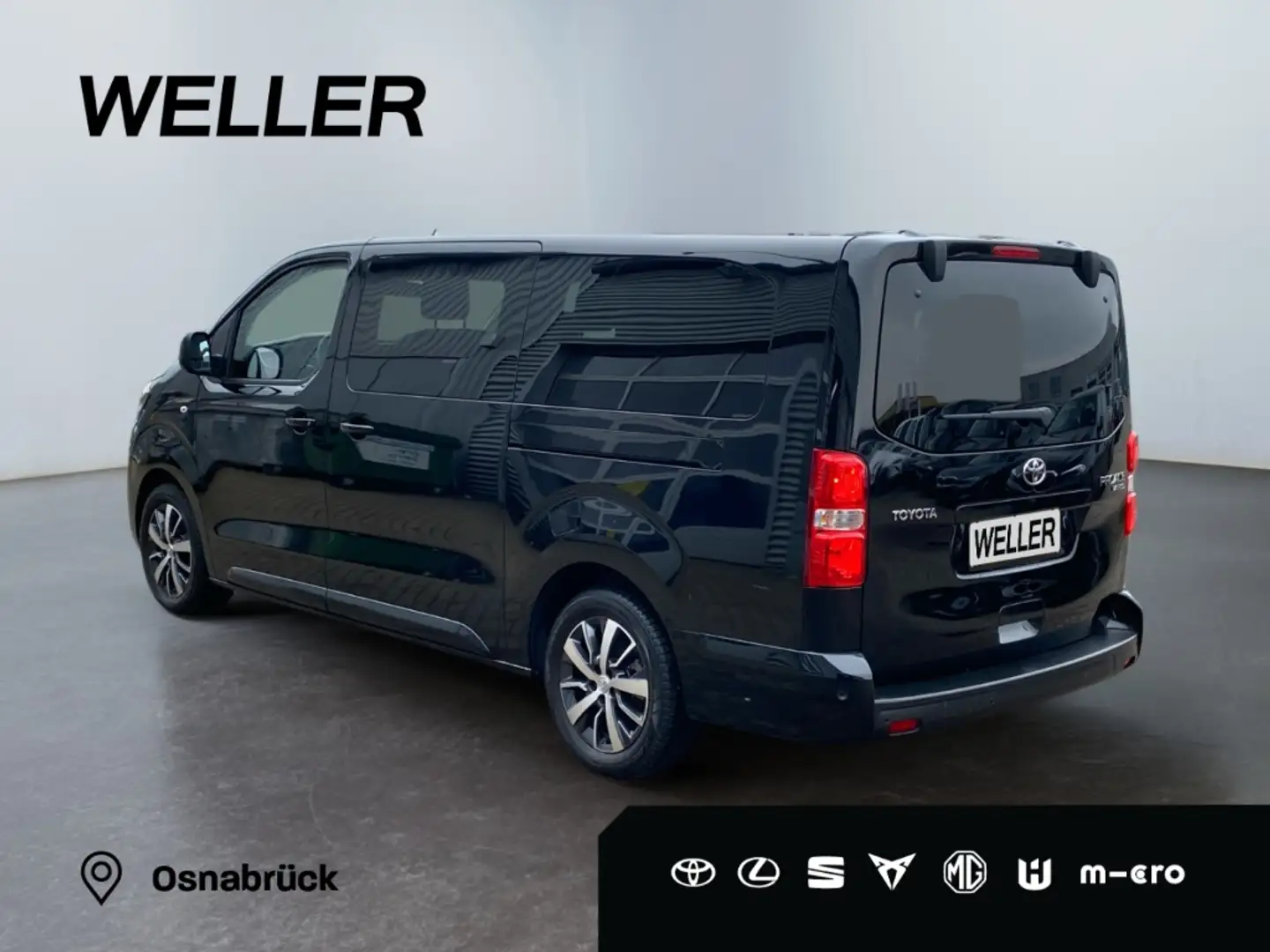 Toyota Proace 2,0-l-D-4D L2 Verso Shuttle Comfort *9 Sitzer* Fekete - 2