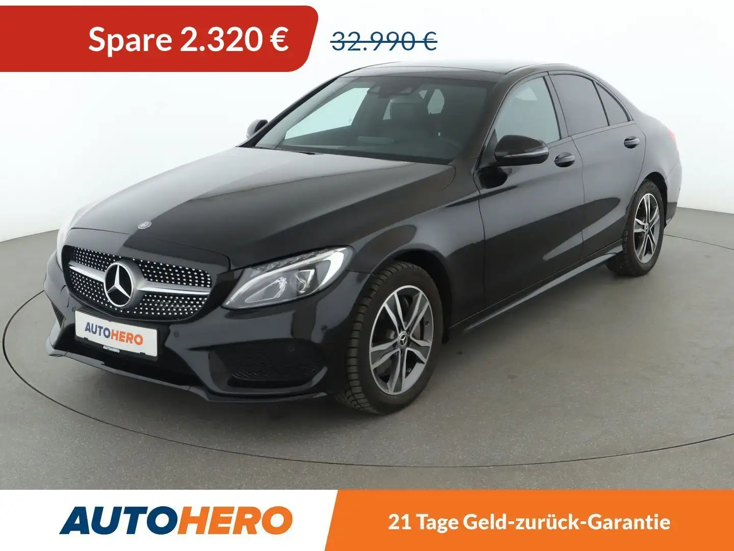 Mercedes-Benz C 400 C 400 4Matic AMG Line Aut.*NAVI*TEMPO* Black - 1