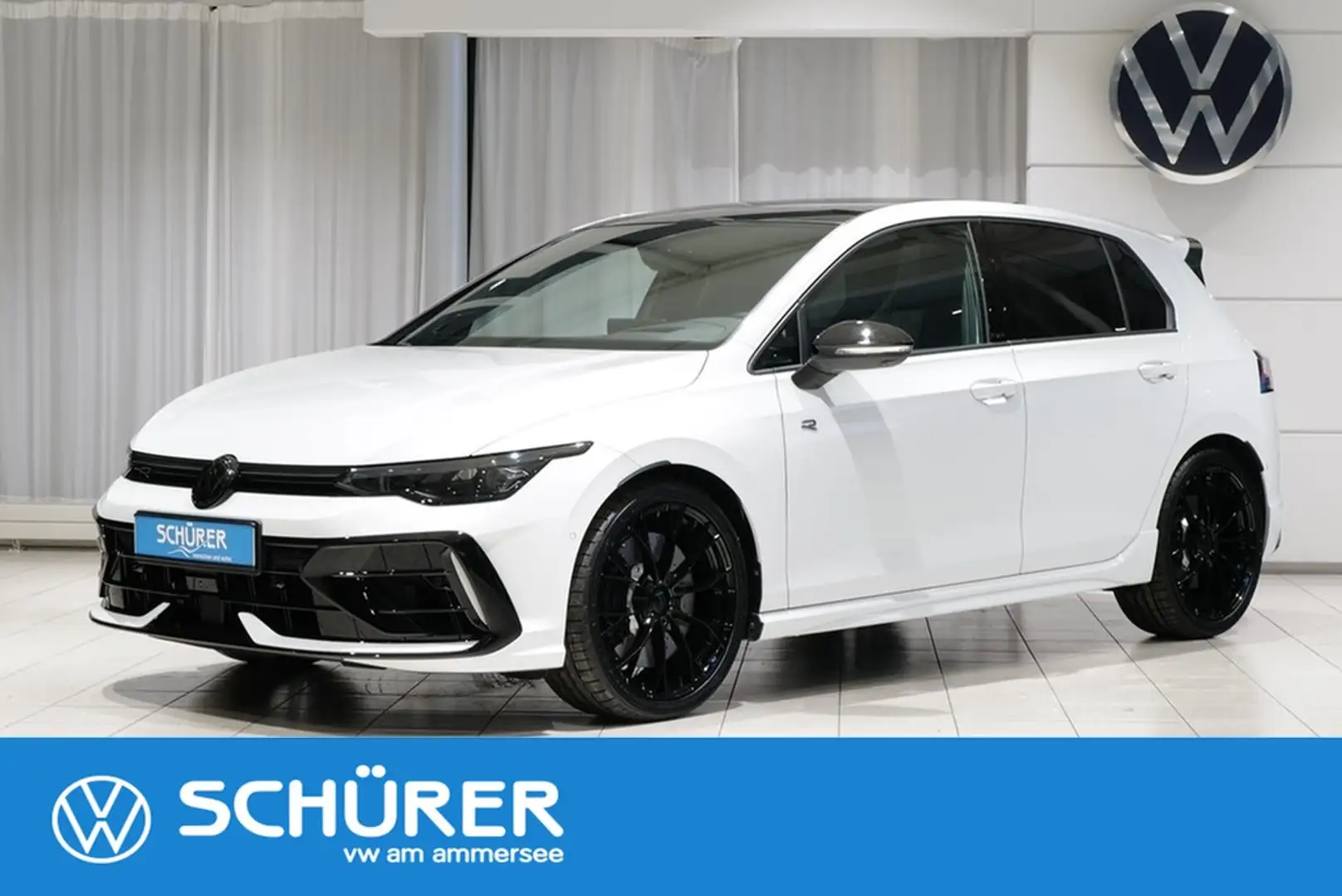 Volkswagen Golf VIII R Black Edition HKardon Pano 360° HUD DCC ... Bianco - 1