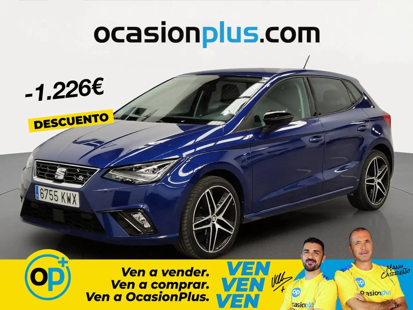 SEAT Ibiza 1.0 TGI S&S FR 90 Azul - 1