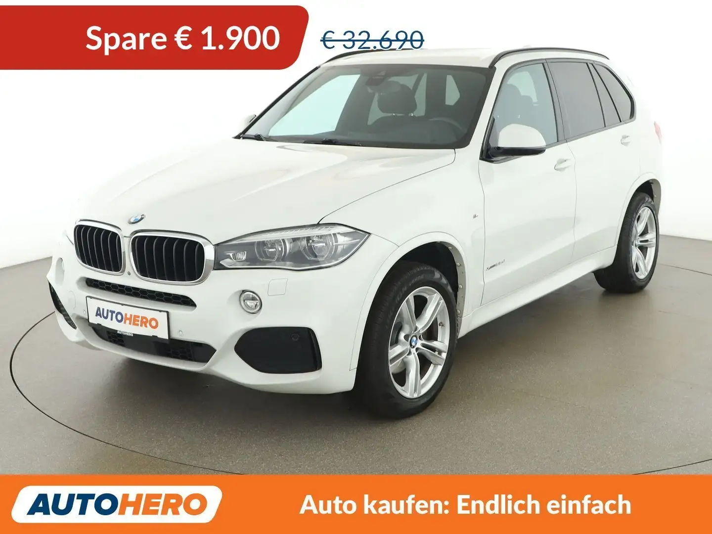 BMW X5 xDrive 25d M Sport Aut. *LED*ACC*SPUR*360°*NAVI* Weiß - 1