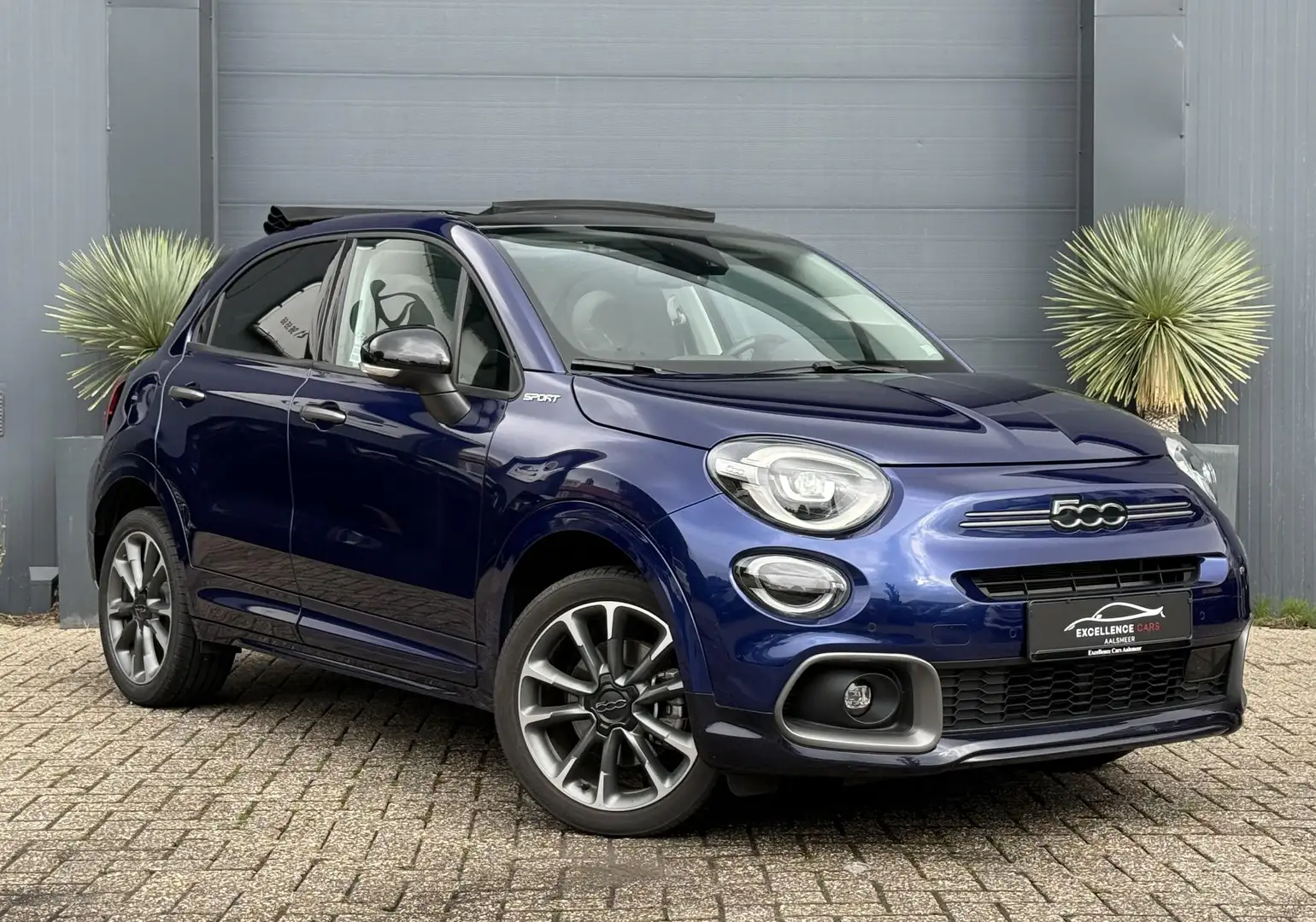 Fiat 500X 1.5 Hybrid Sport Cabrio/Automaat/Leer Blauw - 1