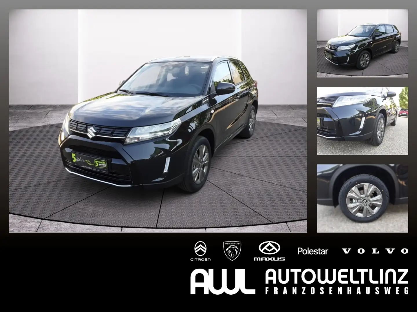 Suzuki Vitara 14 2WD GL+ ACC+LED+Navi+SHZ+Kam.+KeyLess Schwarz - 1