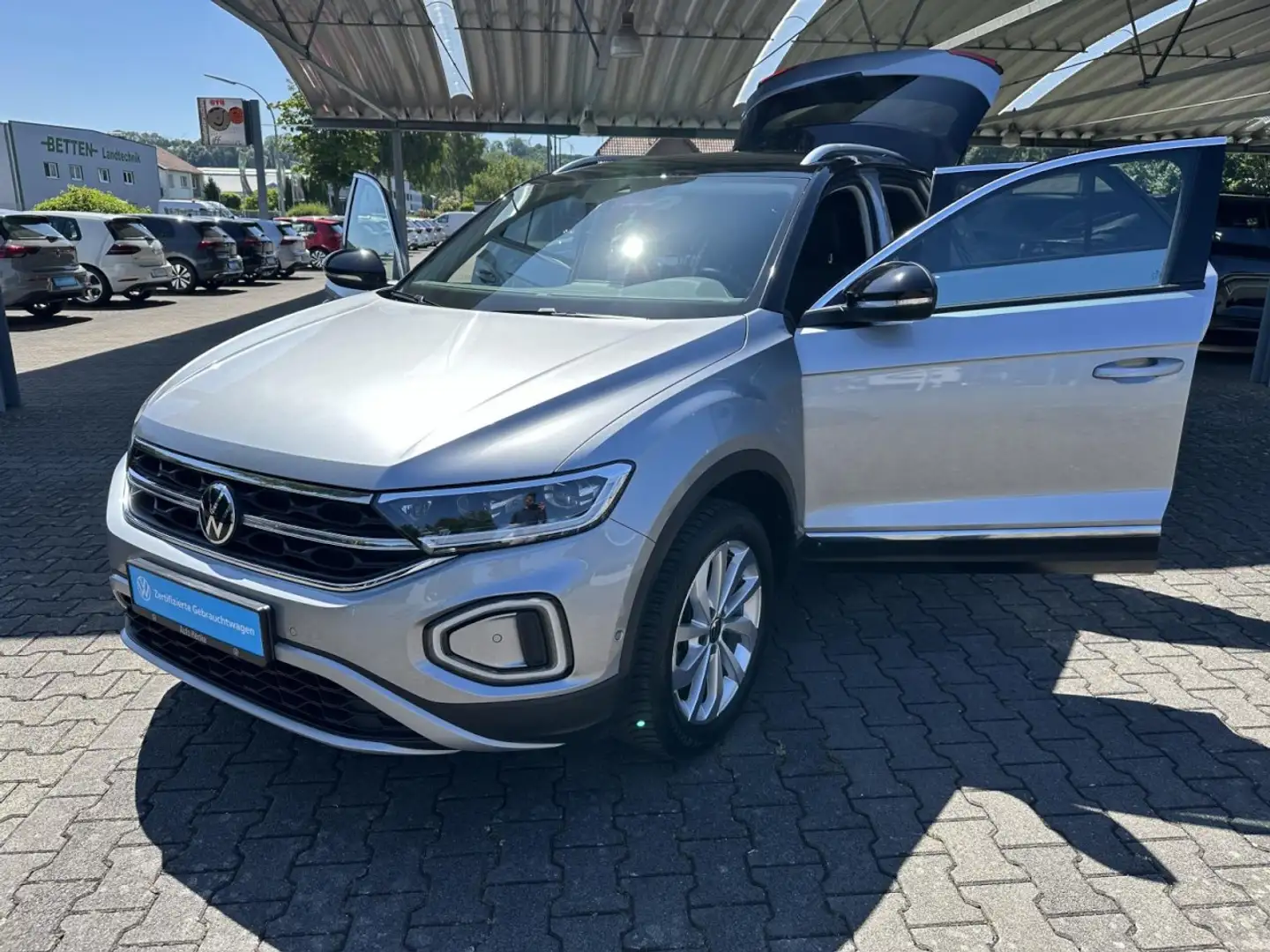Volkswagen T-Roc 1.5 TSI DSG STYLE + NAVI + AHK + KLIMA Klima Navi Argent - 2