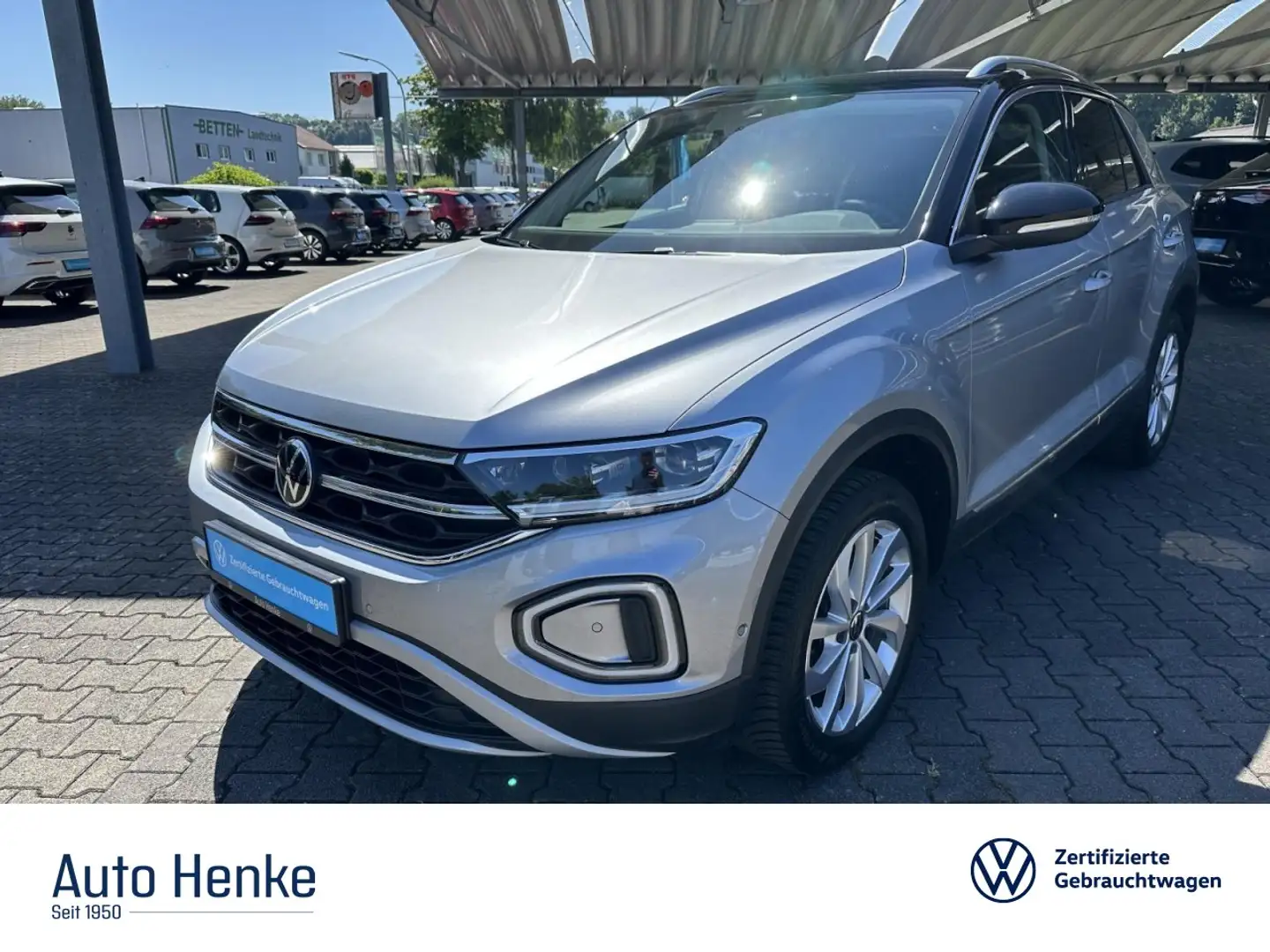 Volkswagen T-Roc 1.5 TSI DSG STYLE + NAVI + AHK + KLIMA Klima Navi Argent - 1