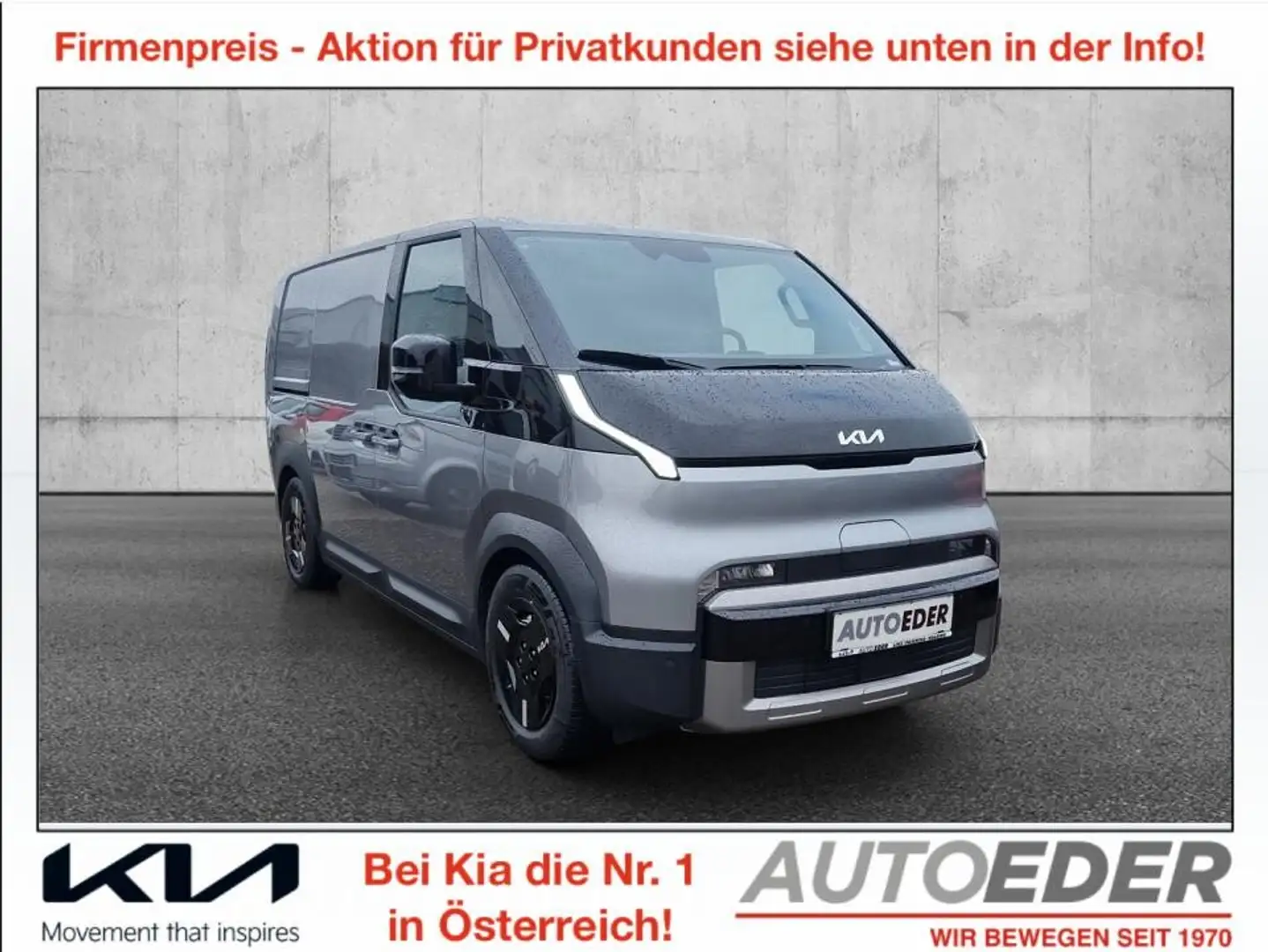 Kia PV5 Cargo 4DR 71,2kWh L2H1 Business Grau - 1