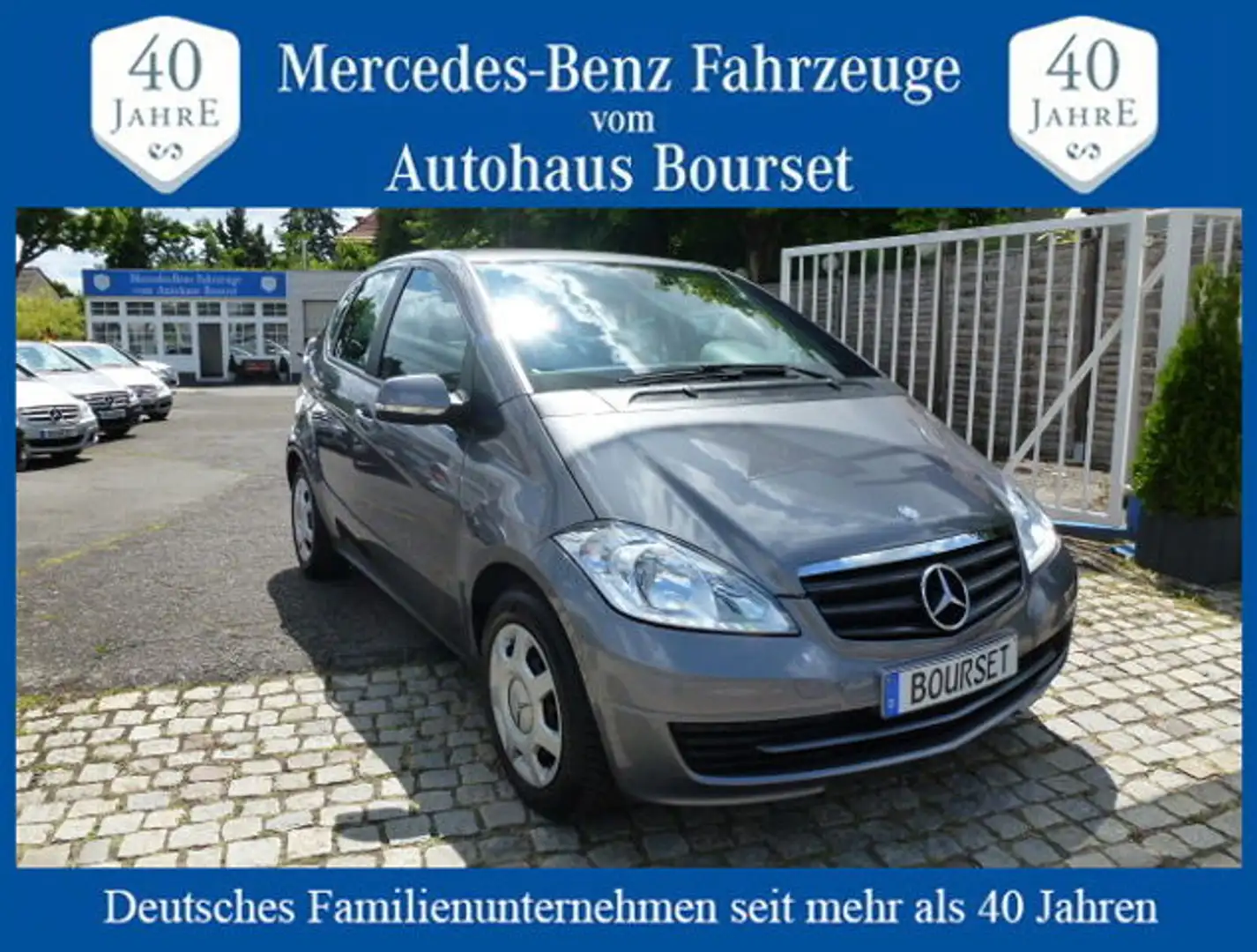 Mercedes-Benz A 160 Automatik-39.000 KM-Klima- Allwetterbereifung Grau - 1