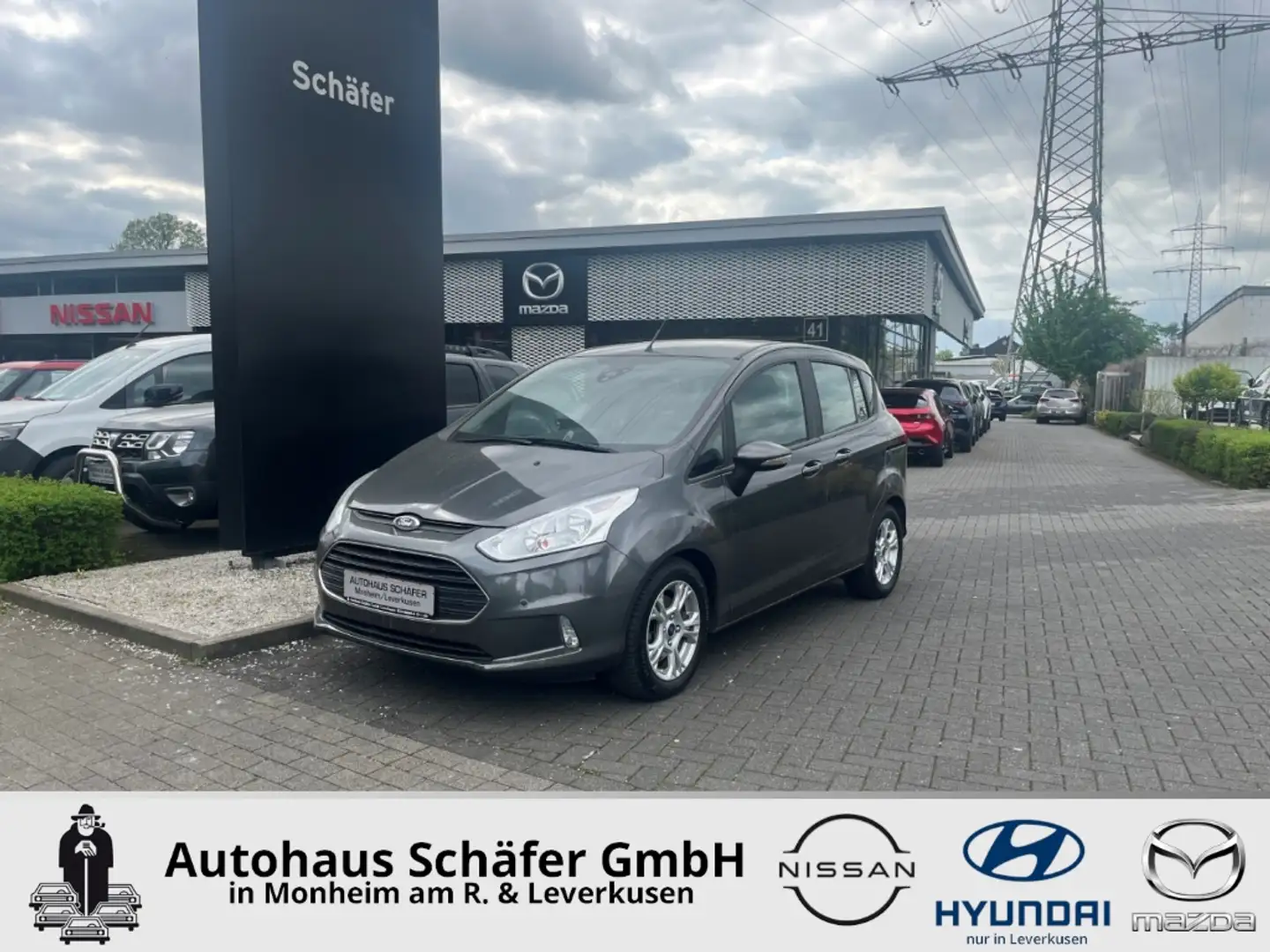Ford B-Max SYNC Edition EcoBoost Klimaanlage Park Distance Co Gris - 1
