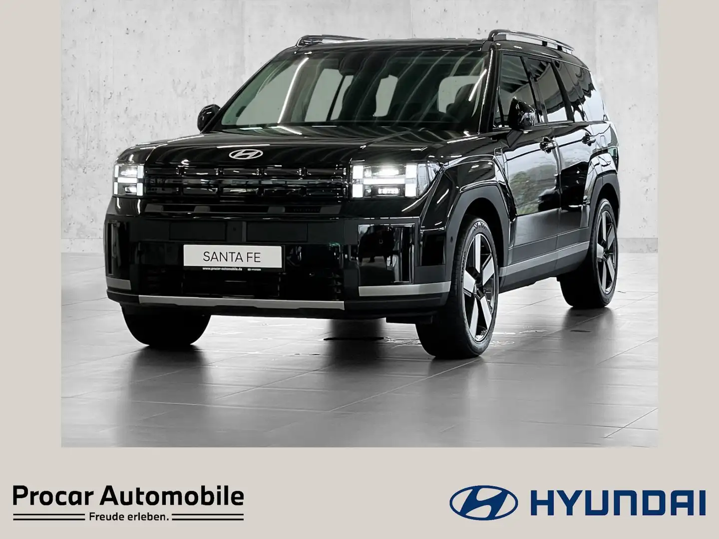 Hyundai SANTA FE Signature 1.6 T-GDI HEV AUT+LEDER+NAVI+BOSE Černá - 1