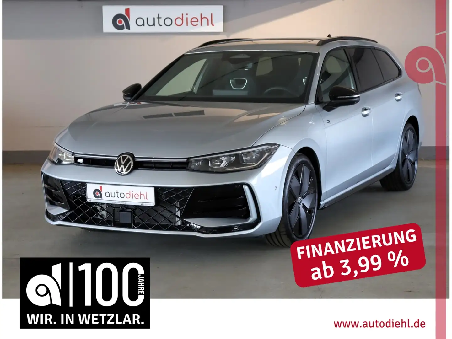 Volkswagen Passat Variant 2.0 TDI DSG 4M R-Line *AHK*DCC Argent - 1