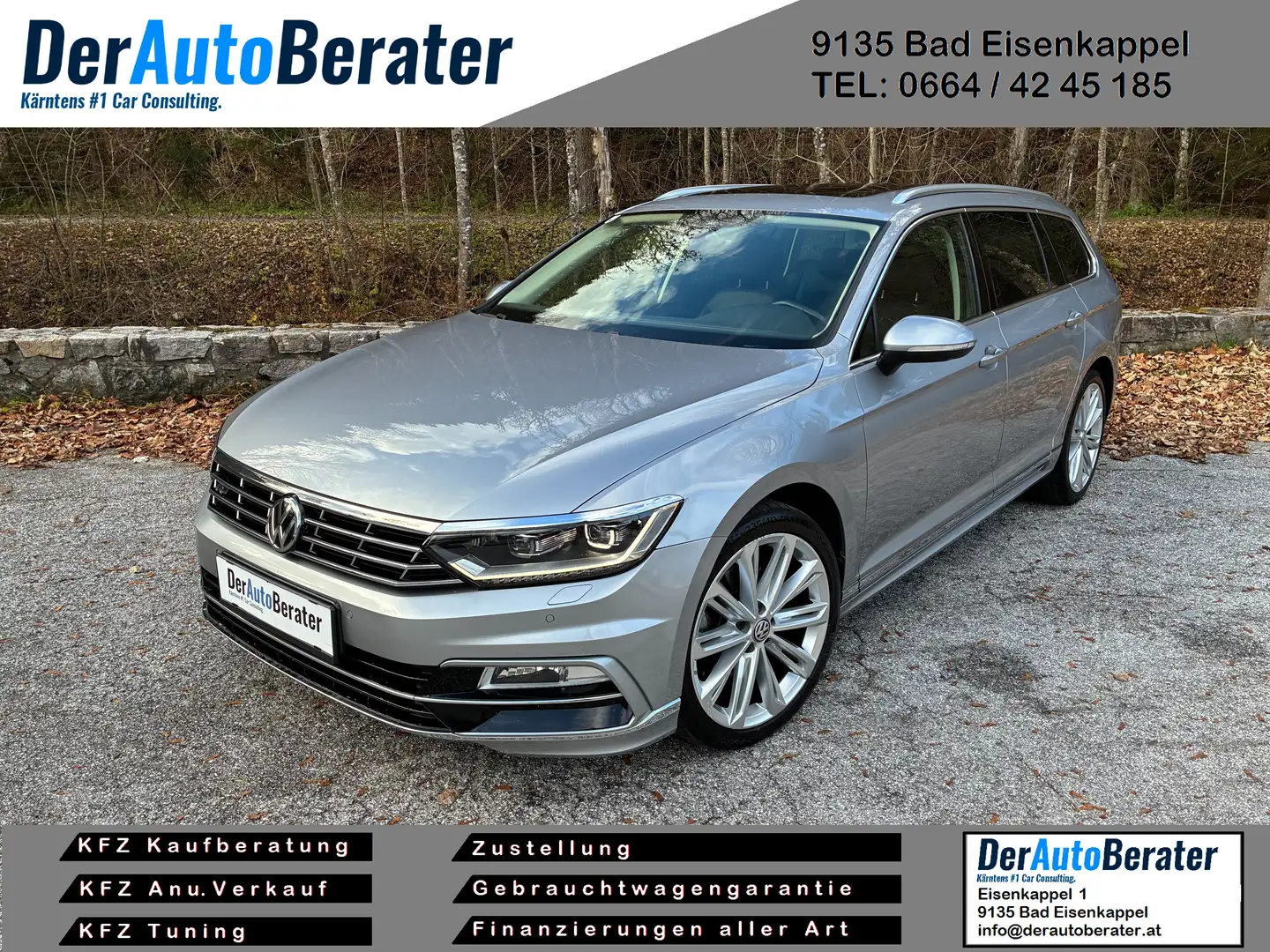 Volkswagen Passat Variant R-Line 2.0 TDI DSG *STANDHZG*DYNAUDIO*PANO*AHK* Grau - 1