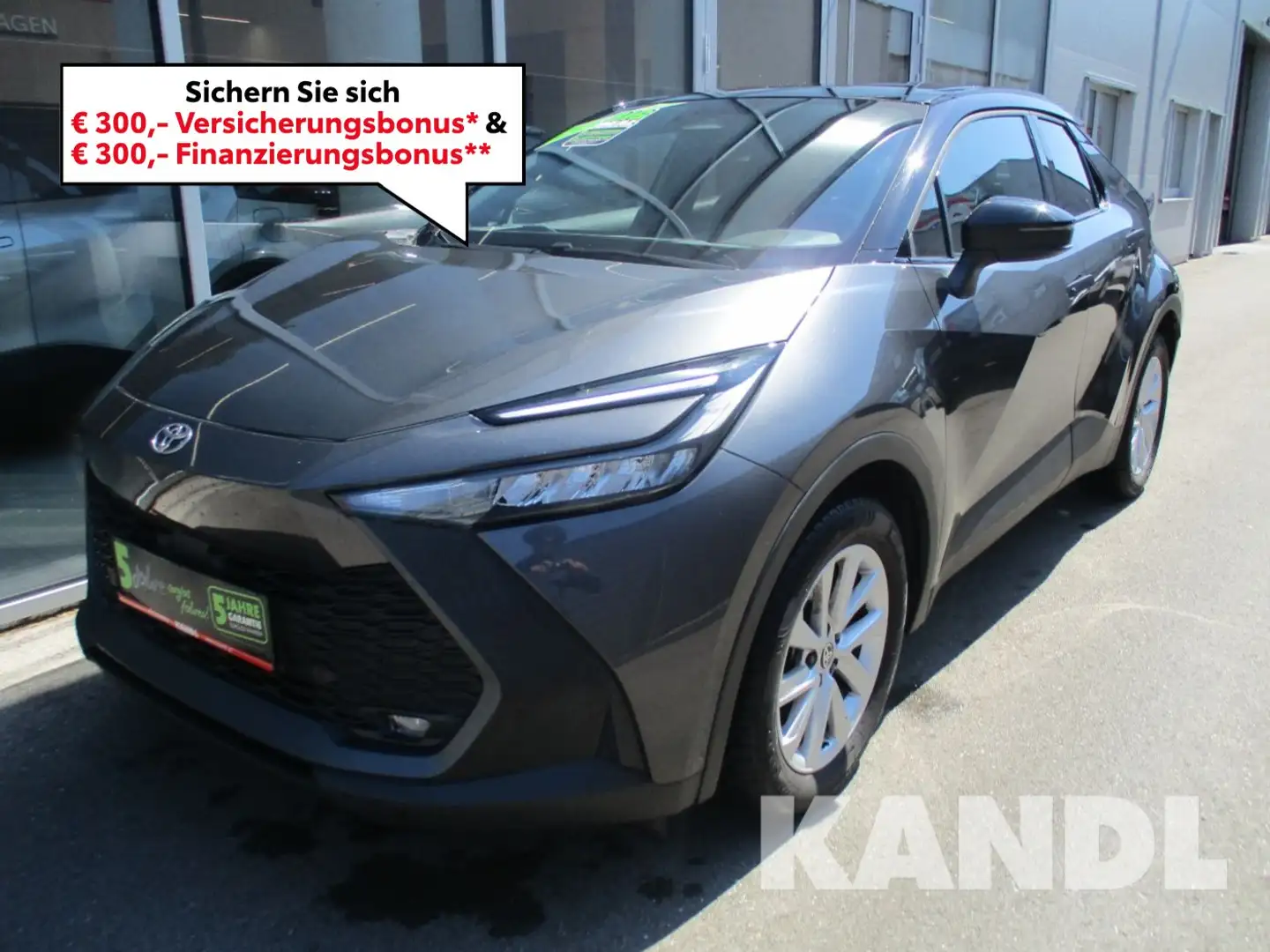 Toyota C-HR 1.8 Hybrid E-CVT Active Drive ACC+SHZ+Kam. Grau - 1