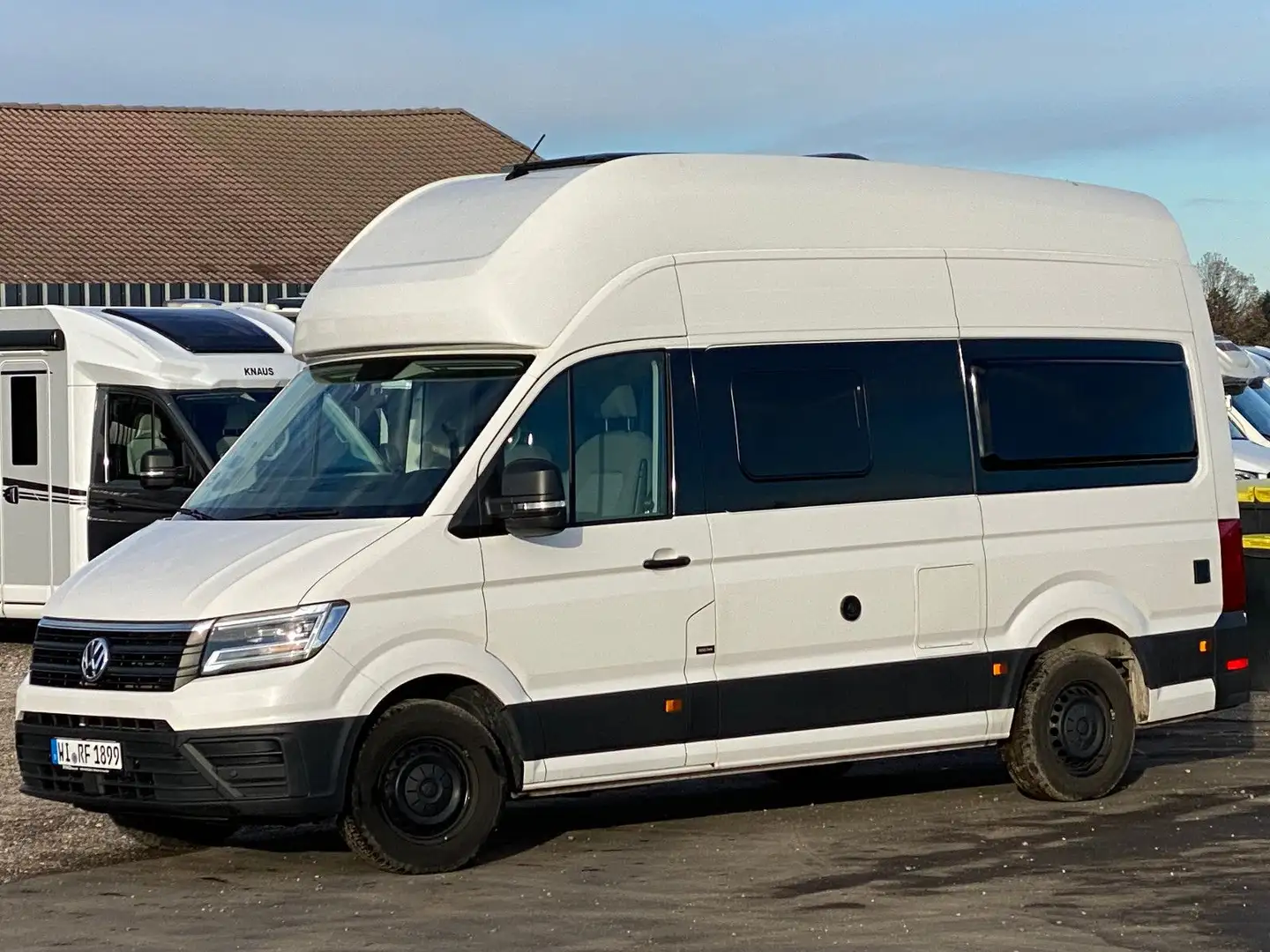 Volkswagen Grand California 600 FW, 3/4 Bett Blanc - 2