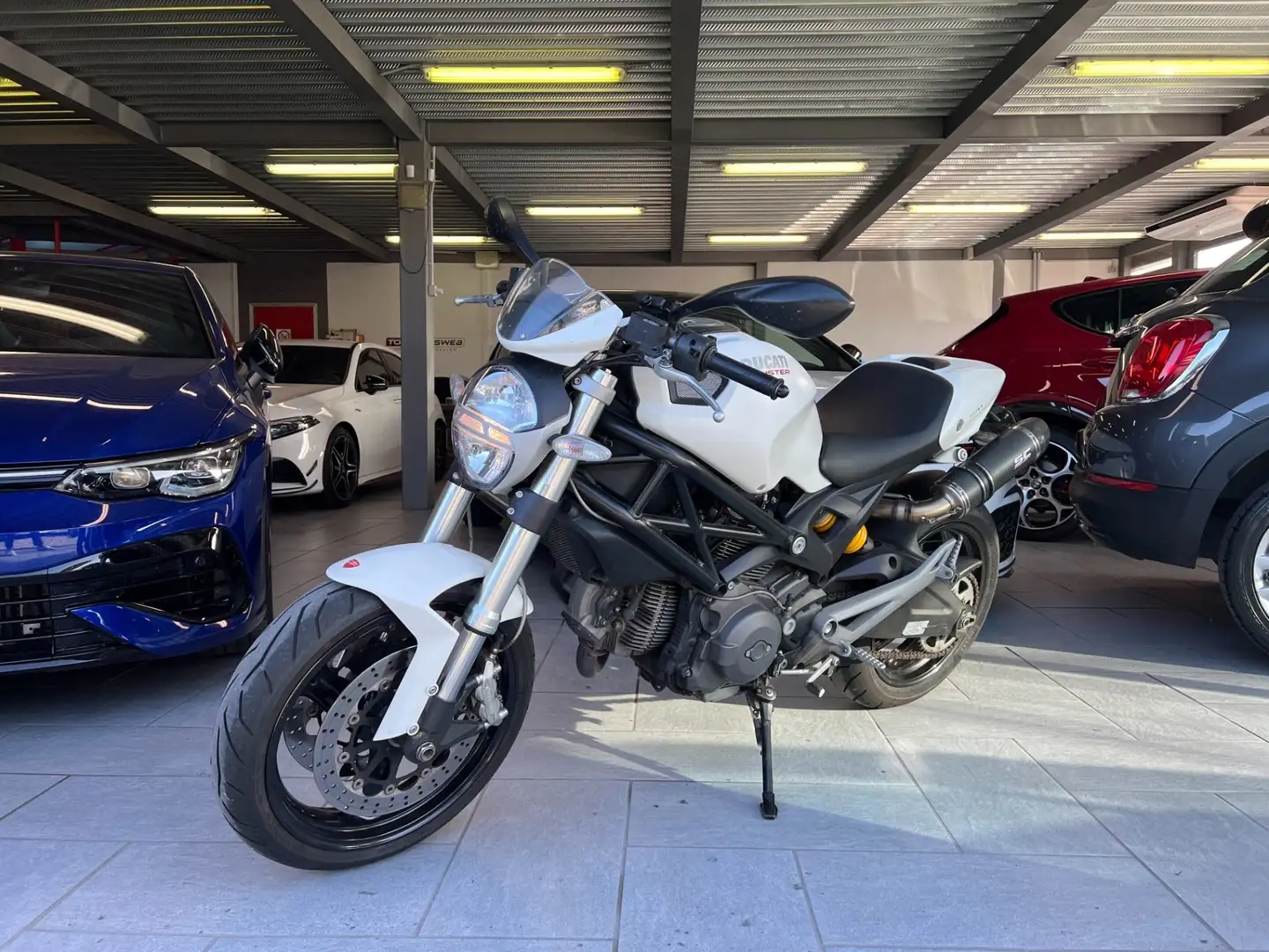 Ducati Monster 696 bijela - 1