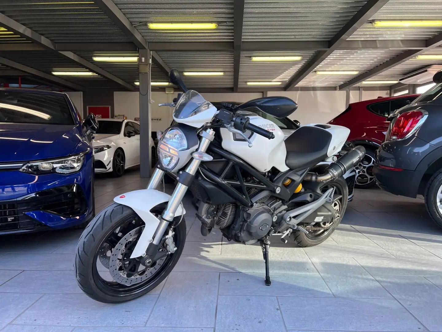 Ducati Monster 696 White - 1