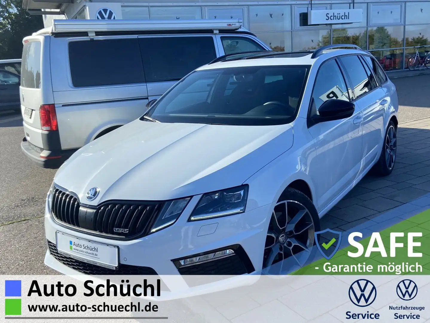 Skoda Octavia Combi RS 2.0 TDI DSG 4x4 PANORAMA+STANDH Weiß - 1