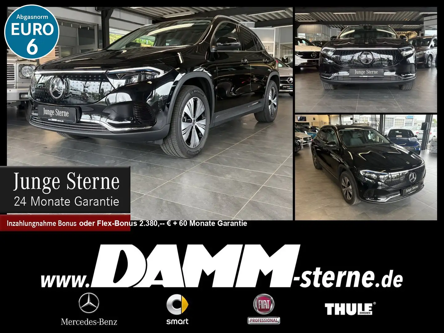 Mercedes-Benz EQA 300 EQA 300 4M Progr. Adv+/AHK/Pano/FAP/AugmR./+Flex Negro - 1