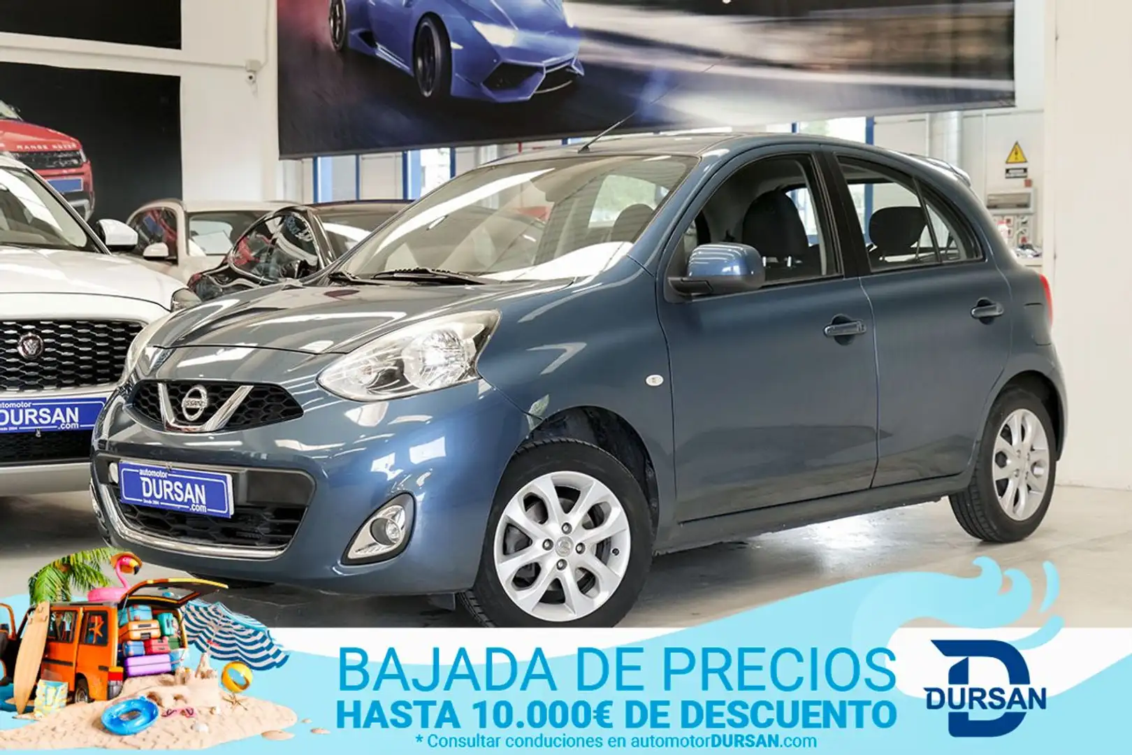 Nissan Micra 1.2 Acenta Aut. Bleu - 1
