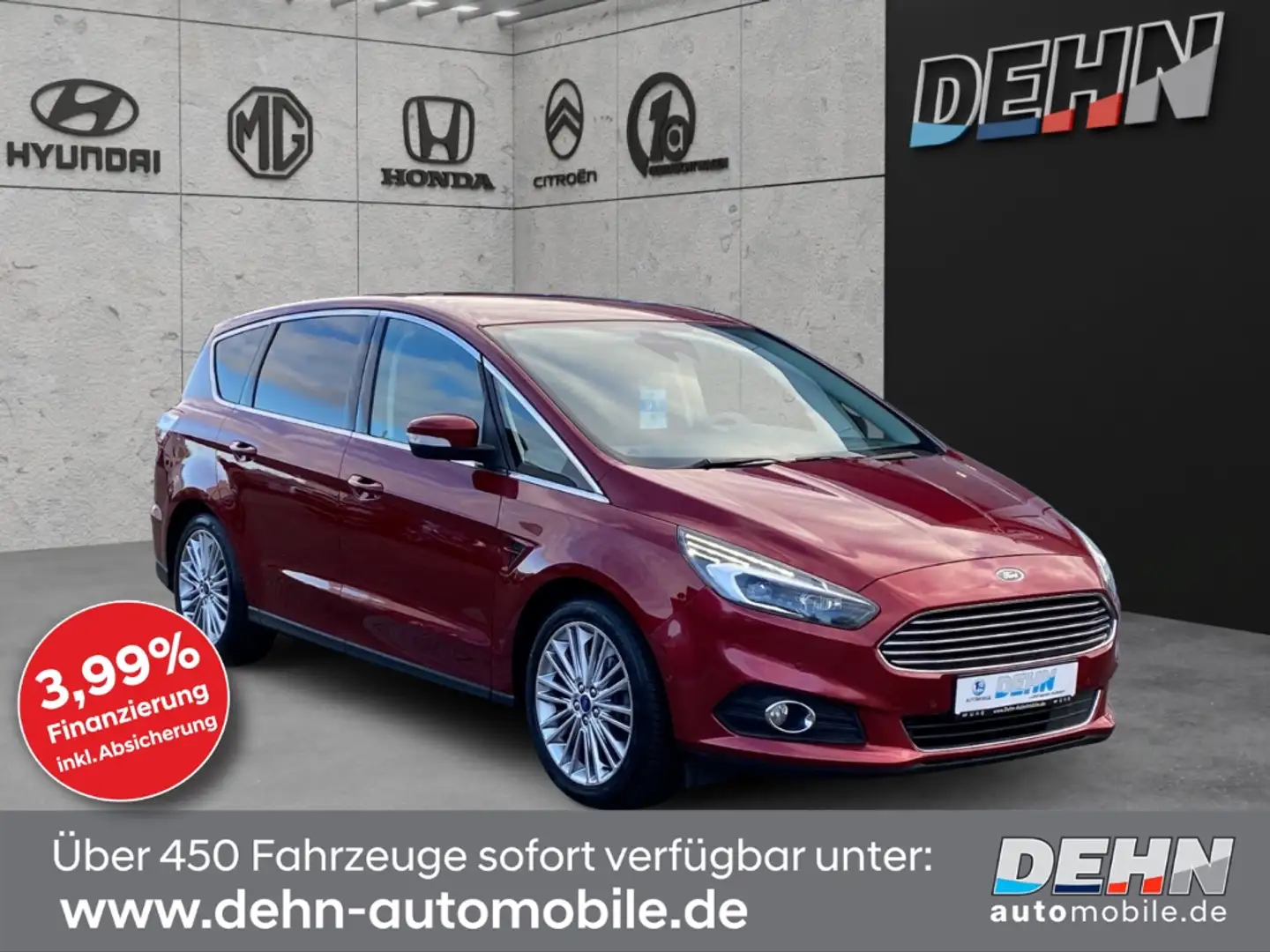 Ford S-Max 2.0 EB AT Titanium Business LED AHK SHZ Rosso - 1