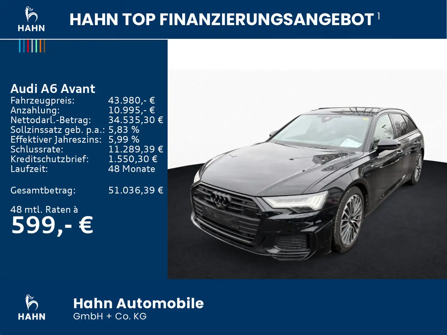 Audi A6 sport 55TFSIe quatt S tronic AHK MATRIX Schwarz - 2