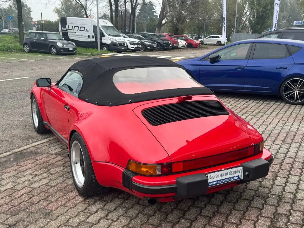 Porsche 911 3.2 Speedster Turbo Look modello America Asi Oro, foto 8