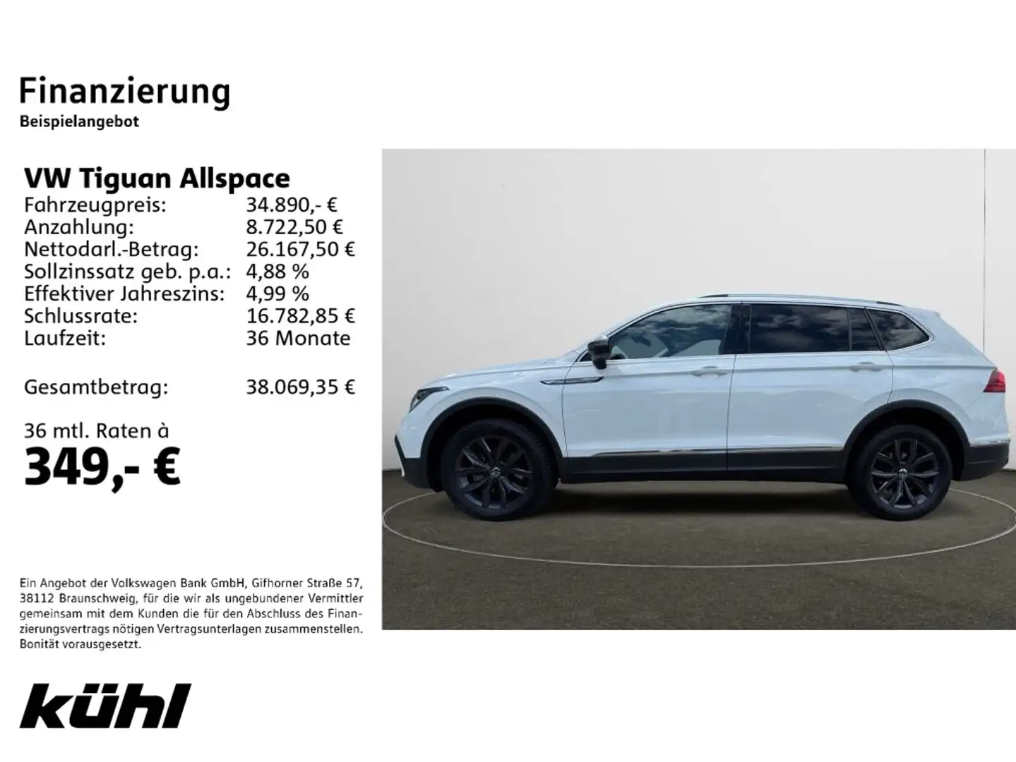 Volkswagen Tiguan Allspace 1.5 TSI DSG Move Navi,AHK,Kamera Blanc - 2