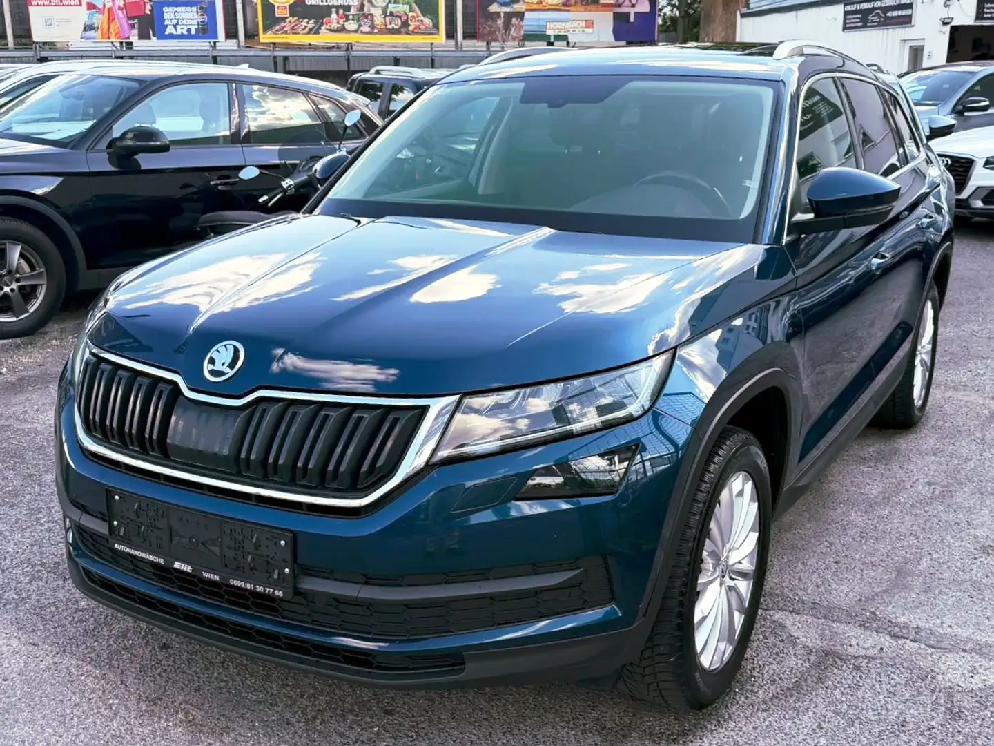Skoda Kodiaq 1,4 TSI Style DSG Allrad Autom. 150PS Gepflegt Blau - 1