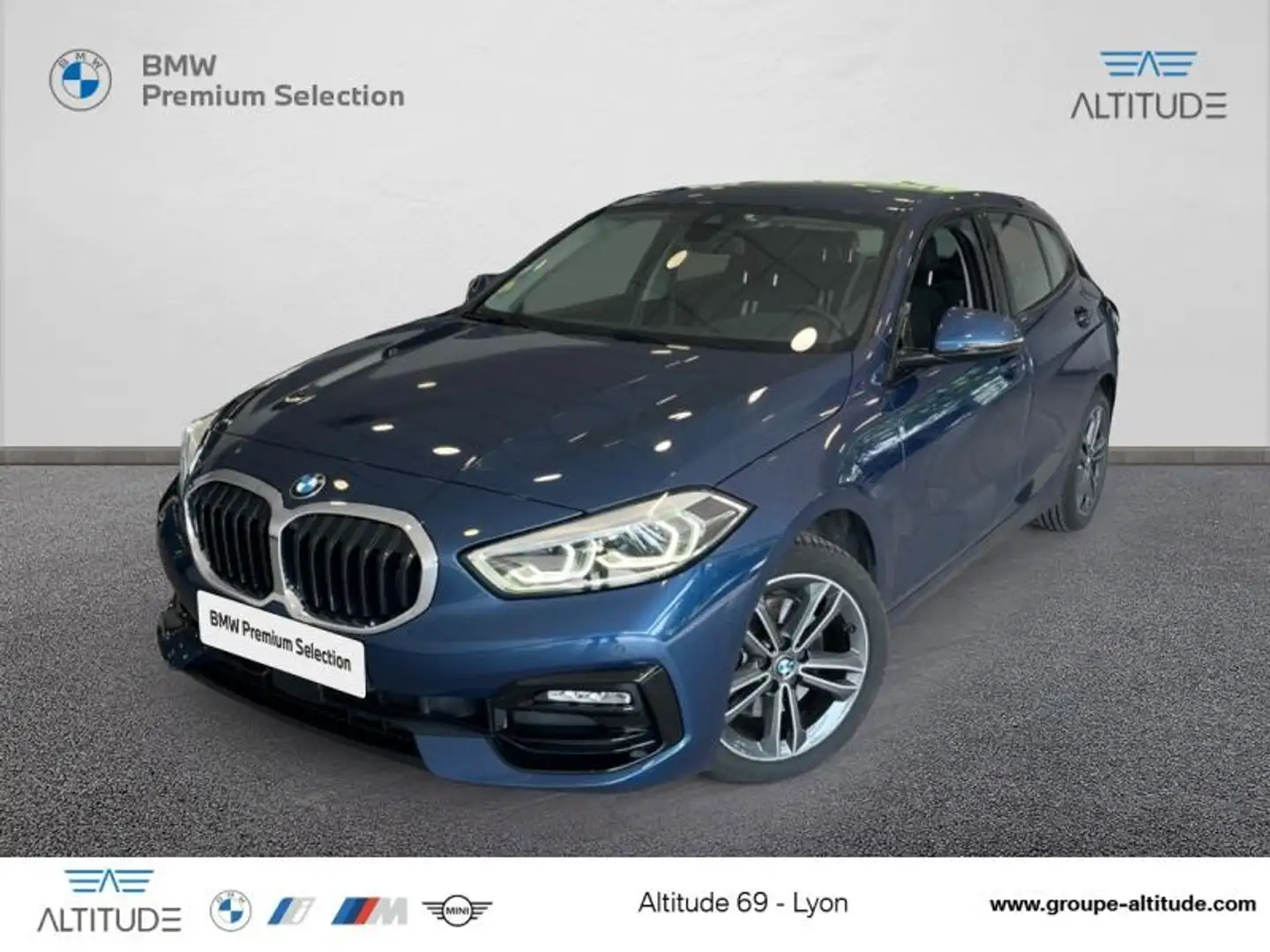 BMW 118 118dA 150ch Business Design 8cv Bleu - 1
