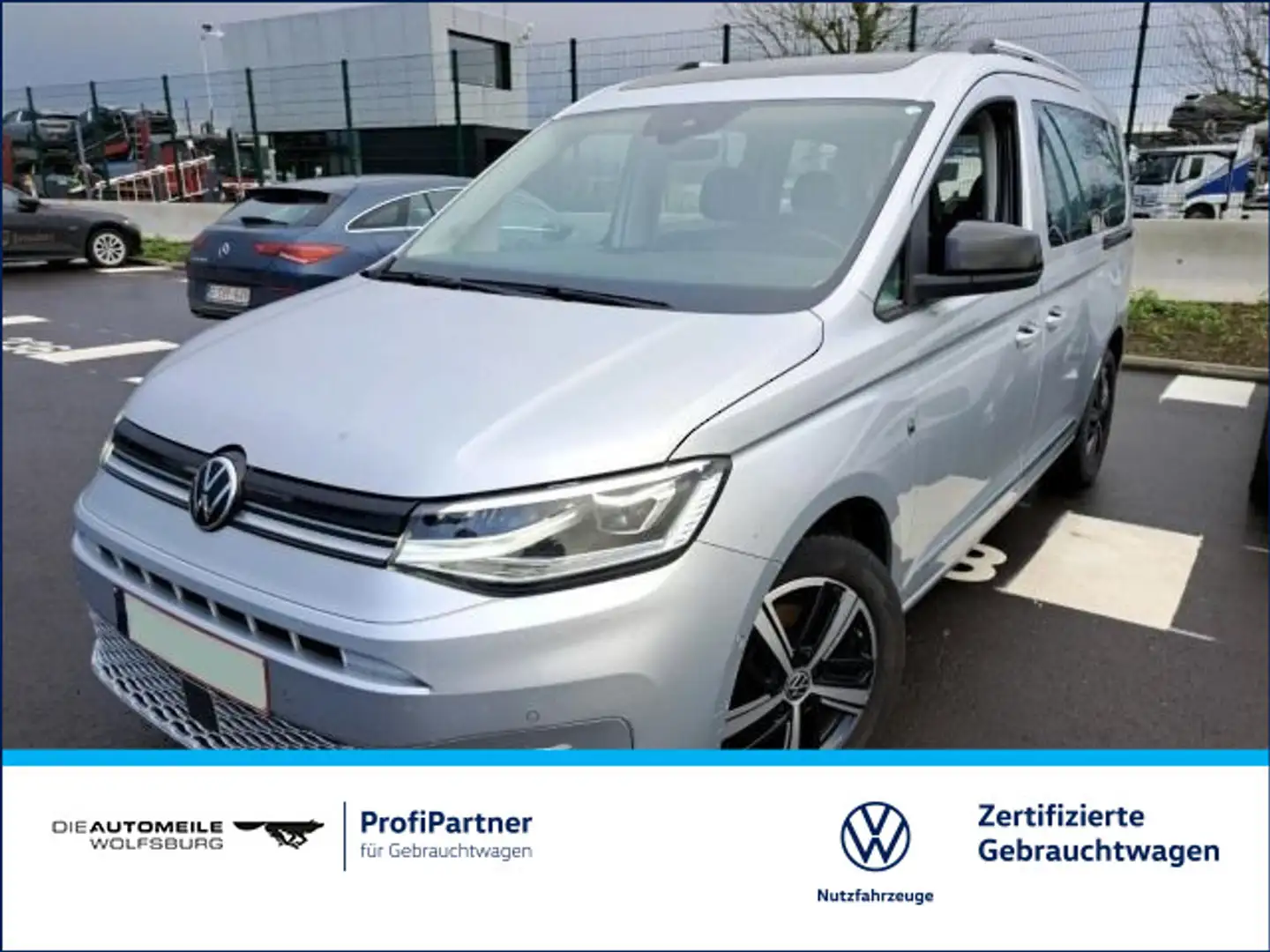 Volkswagen Caddy Life 2.0TDI DSG Style PANO/7SITZE/NAV Silber - 1